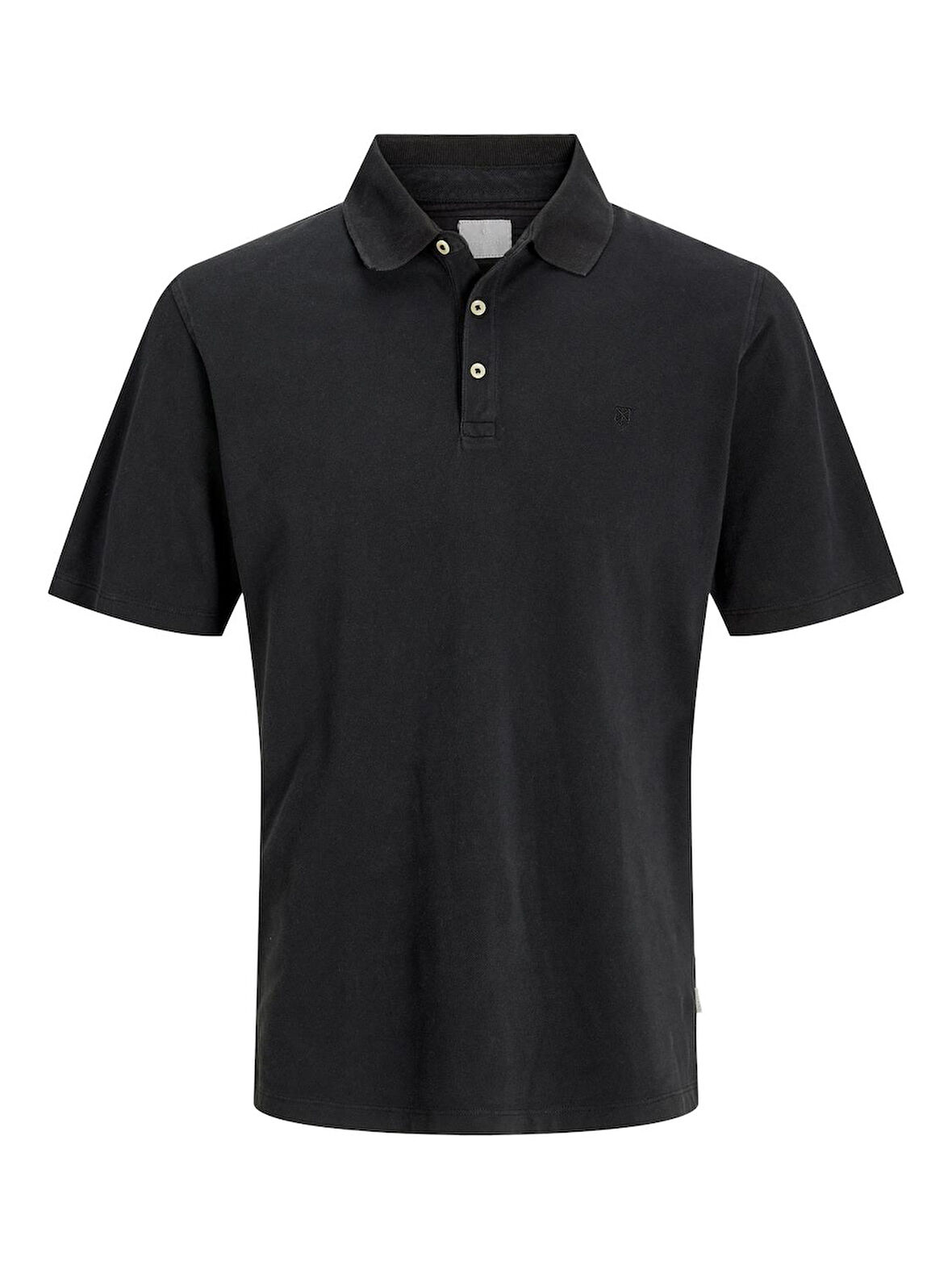 JPRBLUWILLIAM WASH SS POLO SN Black