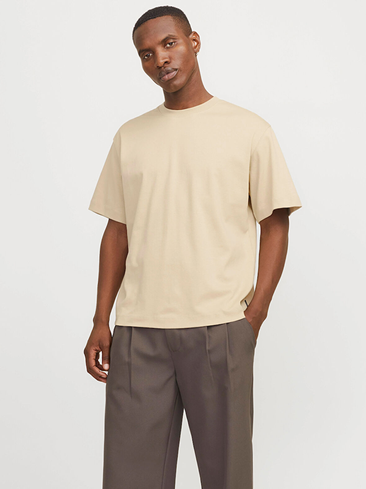 JJEURBAN EDGE TEE SS O-NECK NOOS Safari