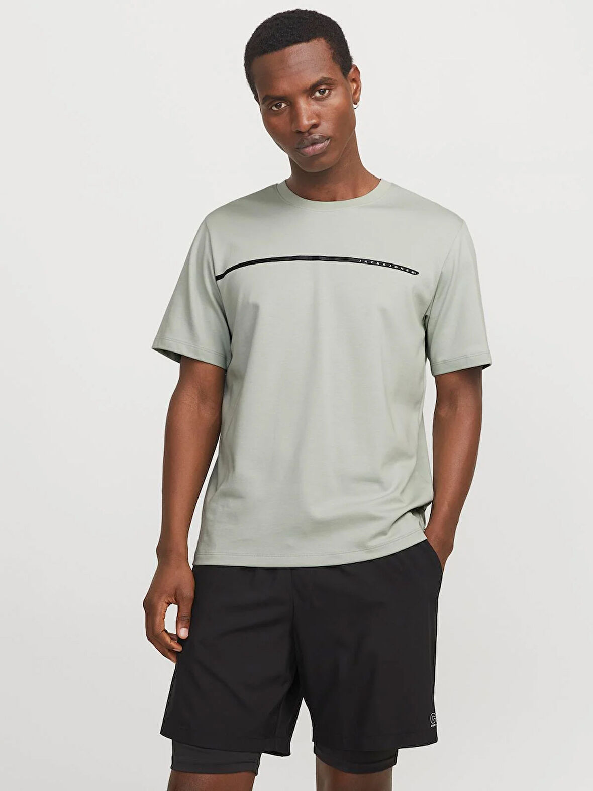 JCOFUSION FULL BRANDING TEE SS CREW NOOS Aqua Gray