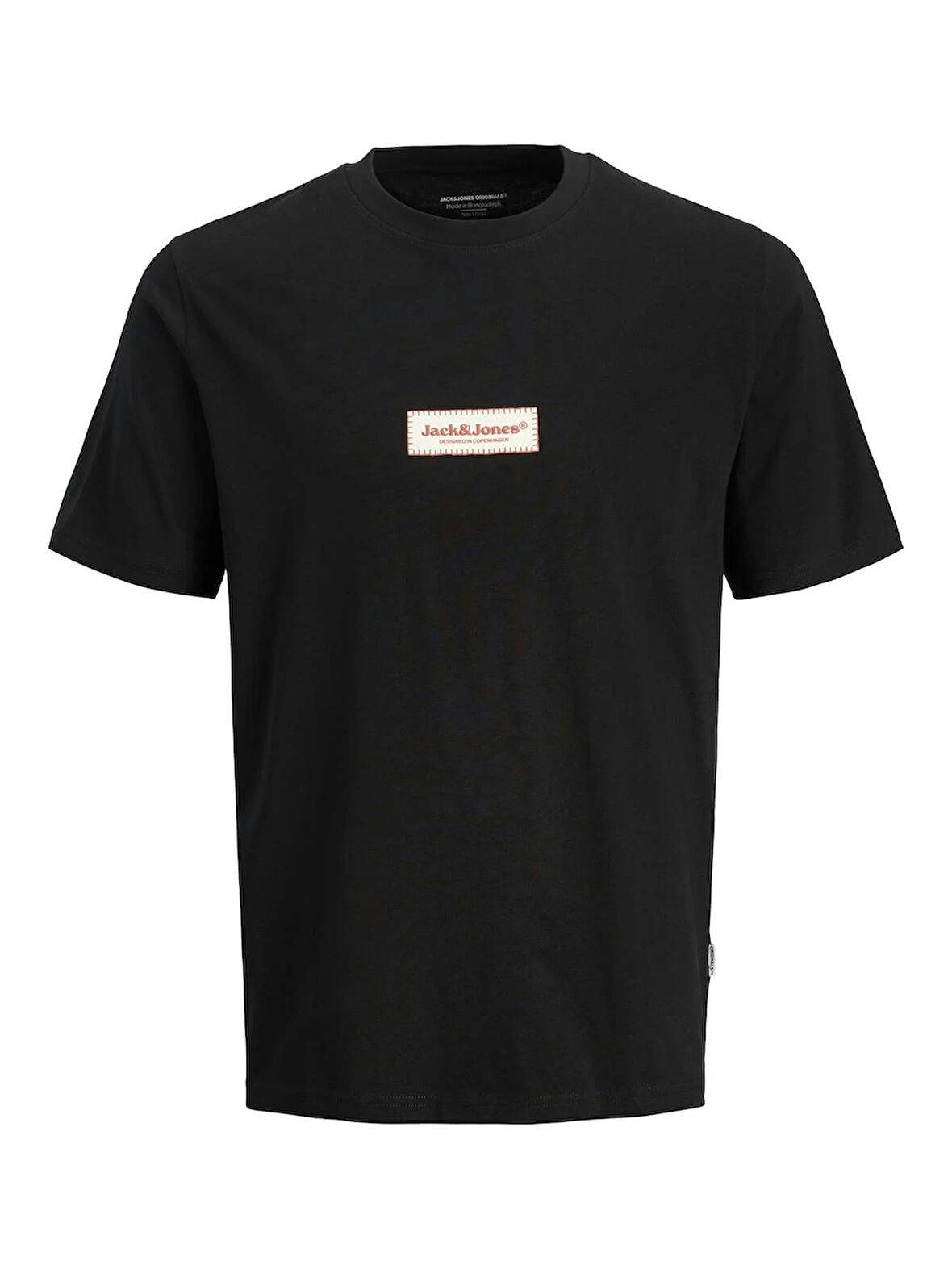 JORSPLIT FAKESTITCH BRANDING TEE SS C LN Black
