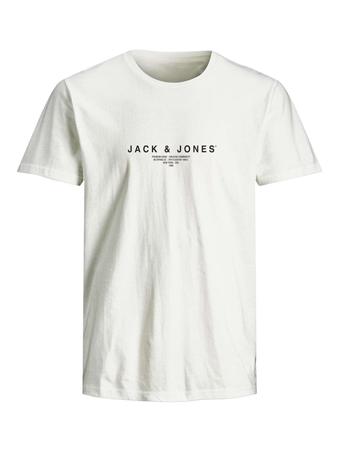JPRBLAHARRIS SS TEE CREW NECK FST Bright White