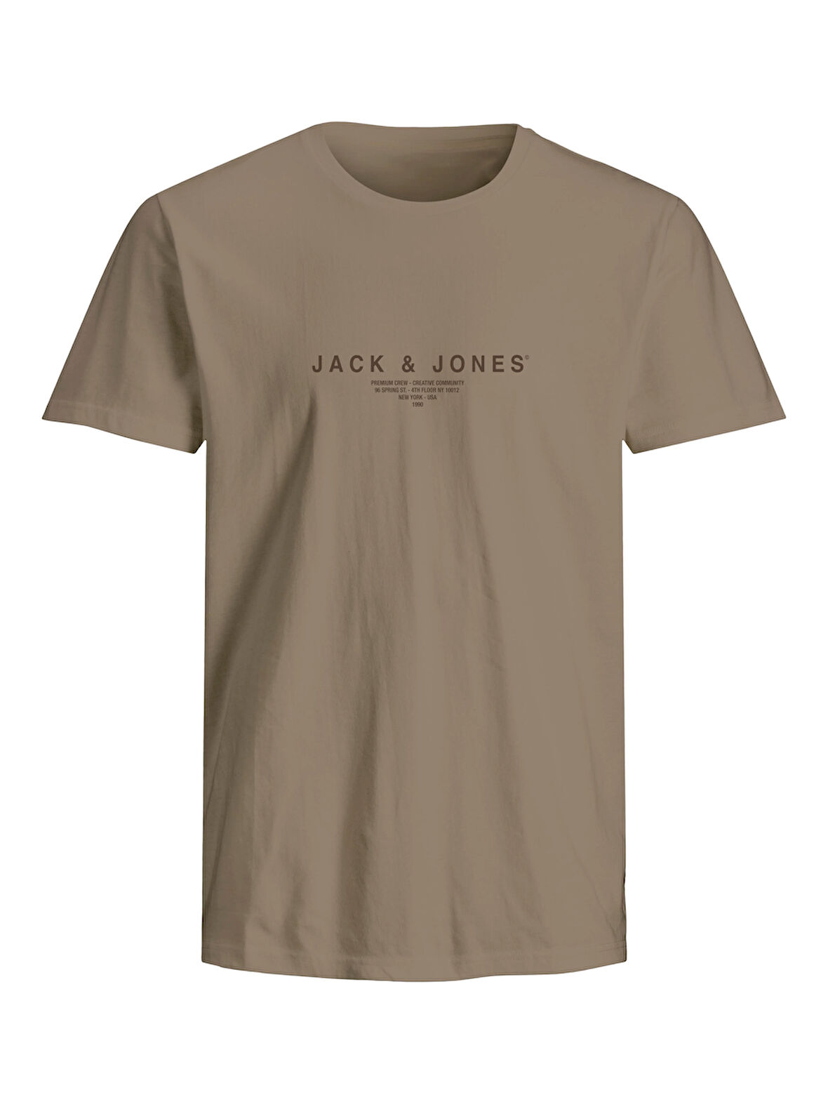 JPRBLAHARRIS SS TEE CREW NECK FST Greige