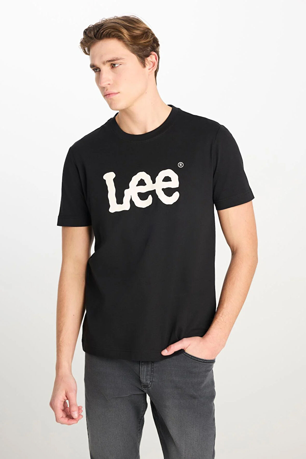 Regular Fit Grafik Baskılı T-shirt Black
