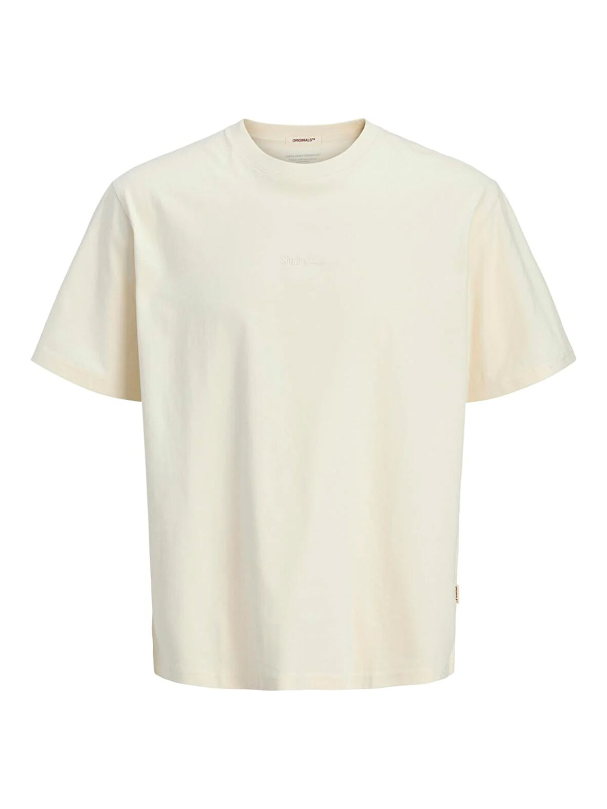 JORACAPULCO MINIMAL BRANDING TEE SS CN Antique White