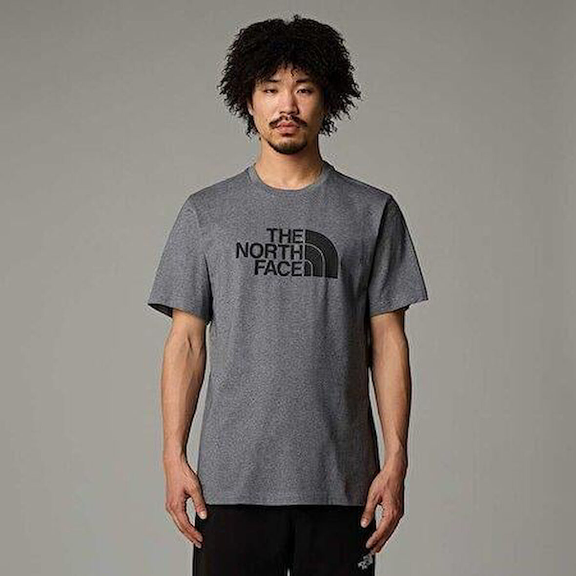M SS EASY TEE GREY