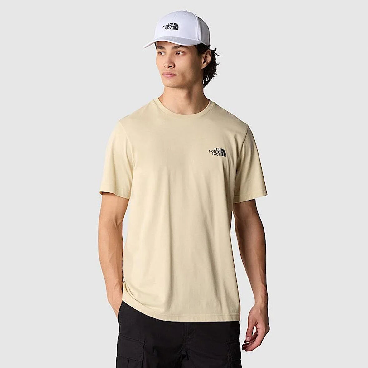 M SS SIMPLE DOME TEE GRAVEL