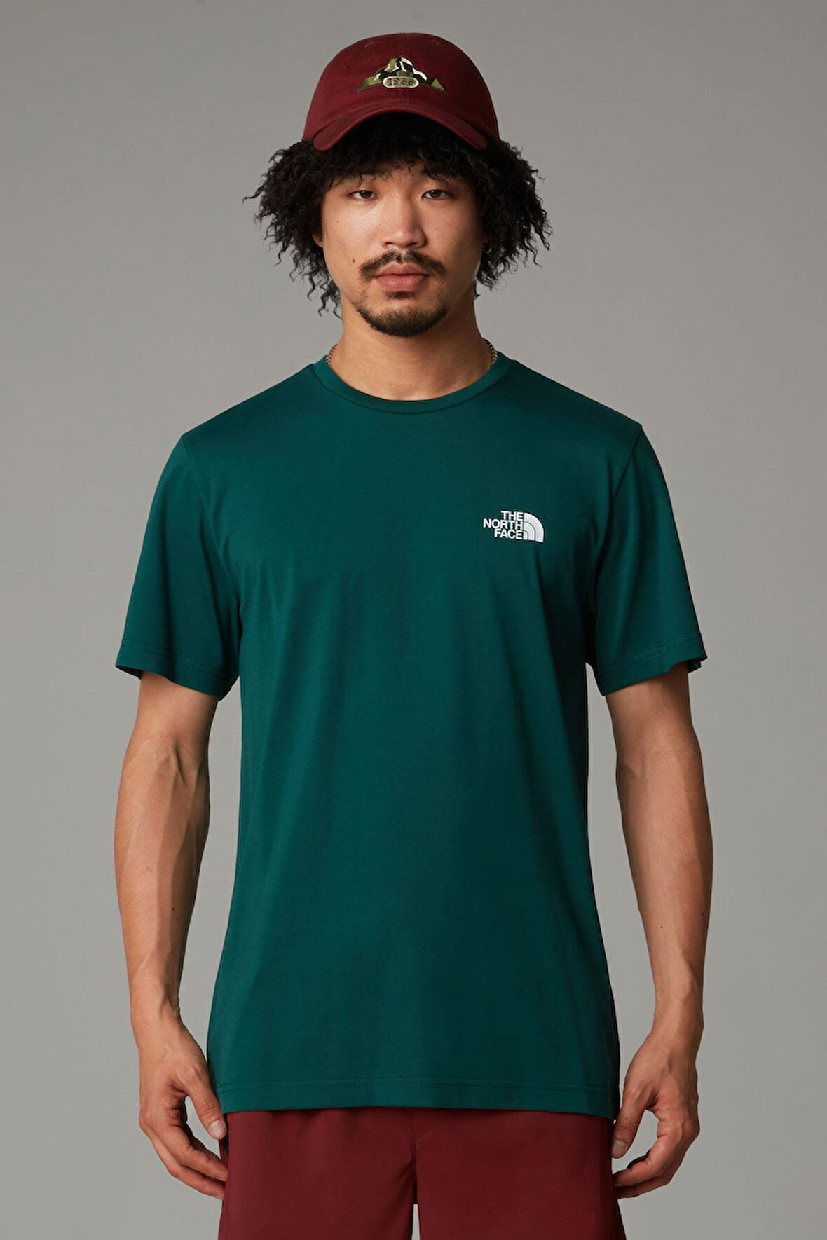 M SS SIMPLE DOME TEE Deep Nori
