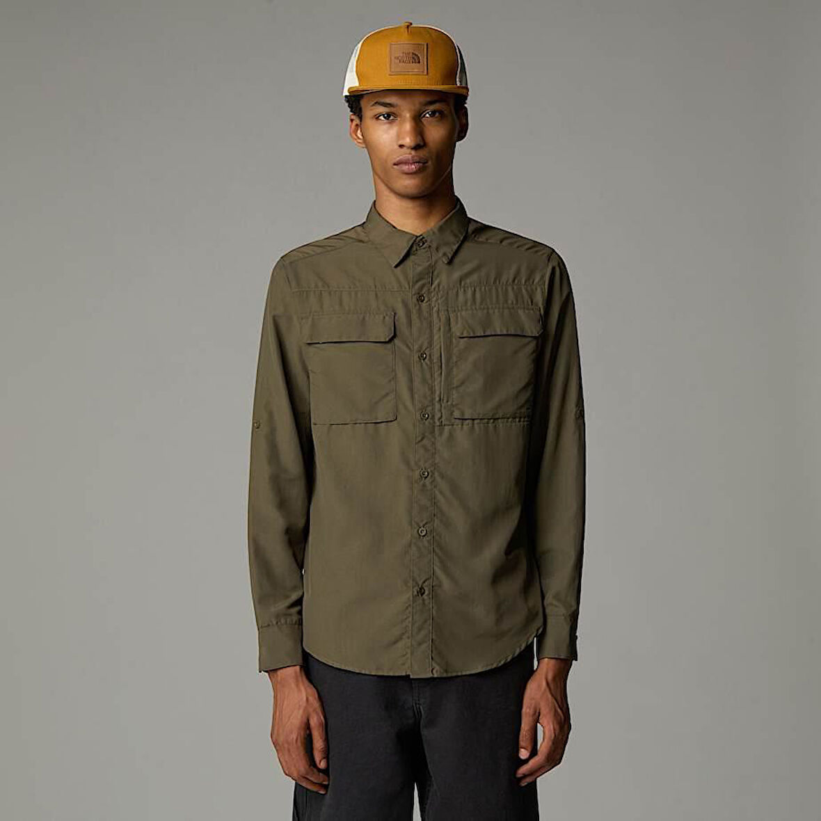 M L/S SEQUOIA SHIRT NEW TAUPE GREEN