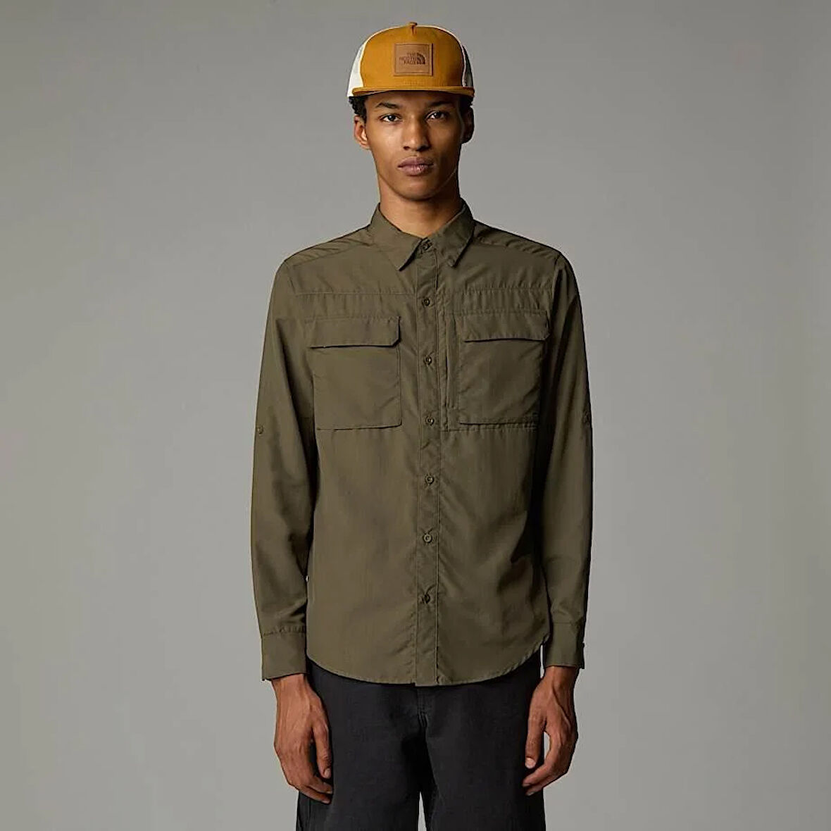 M L/S SEQUOIA SHIRT NEW TAUPE GREEN