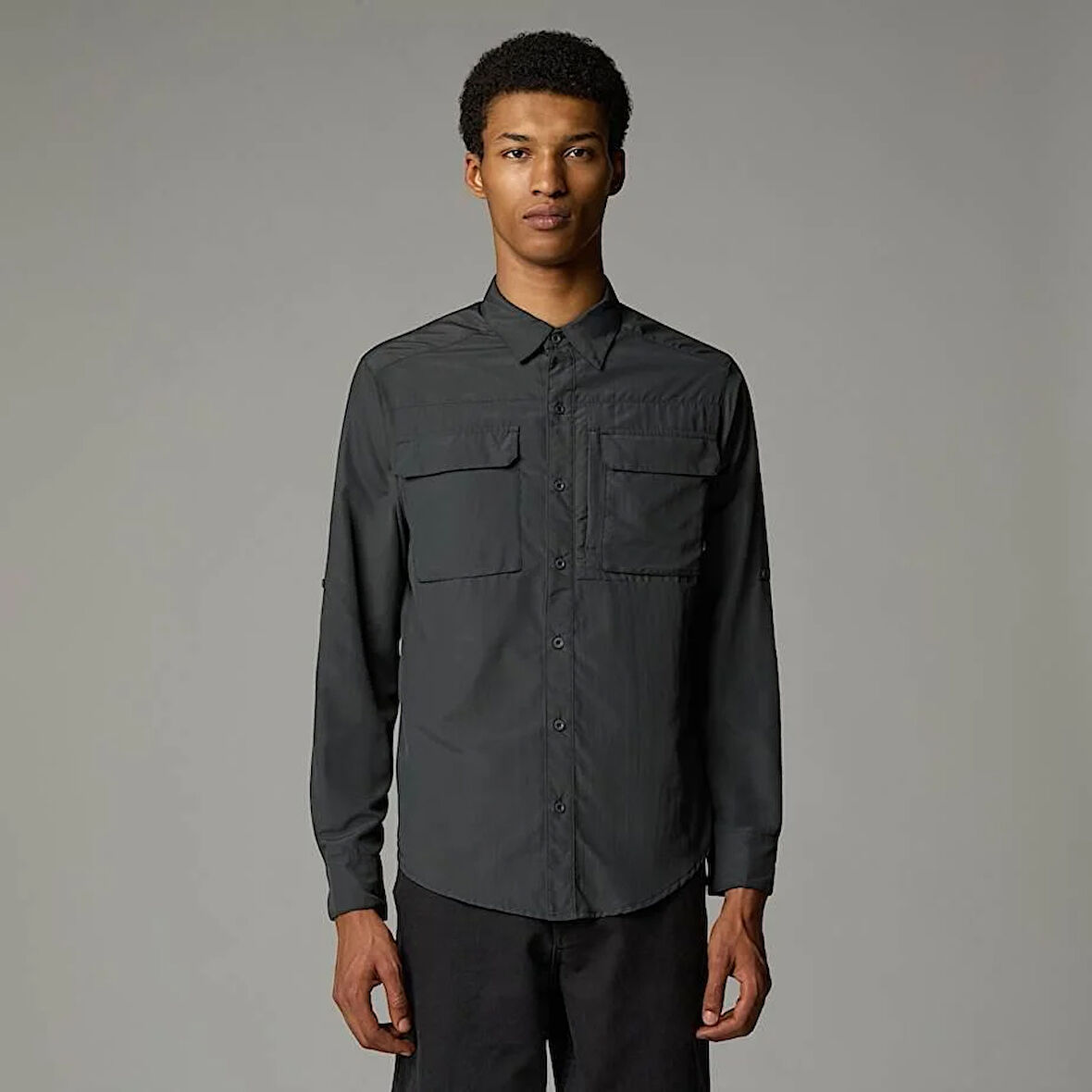 M L/S SEQUOIA SHIRT GREY