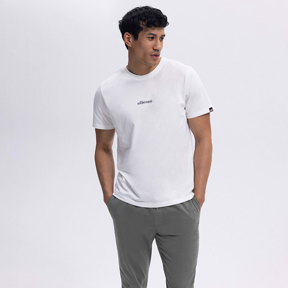 Ellesse Erkek Tişört EM462-OF Off White