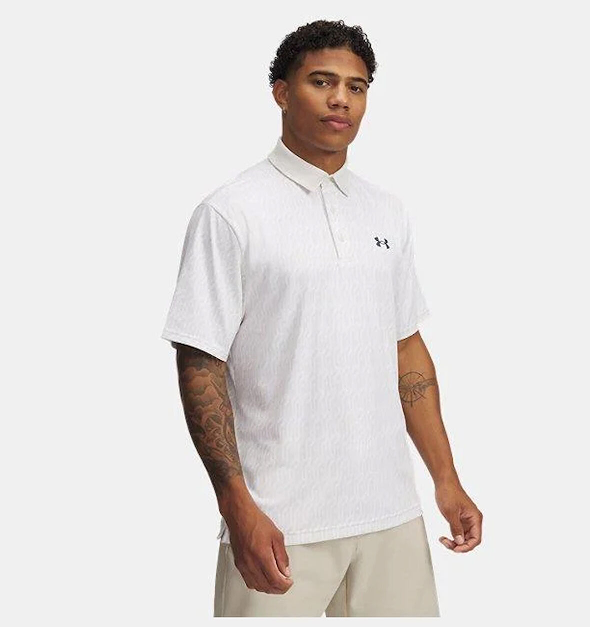 UA Playoff 3.0 Printed Polo White