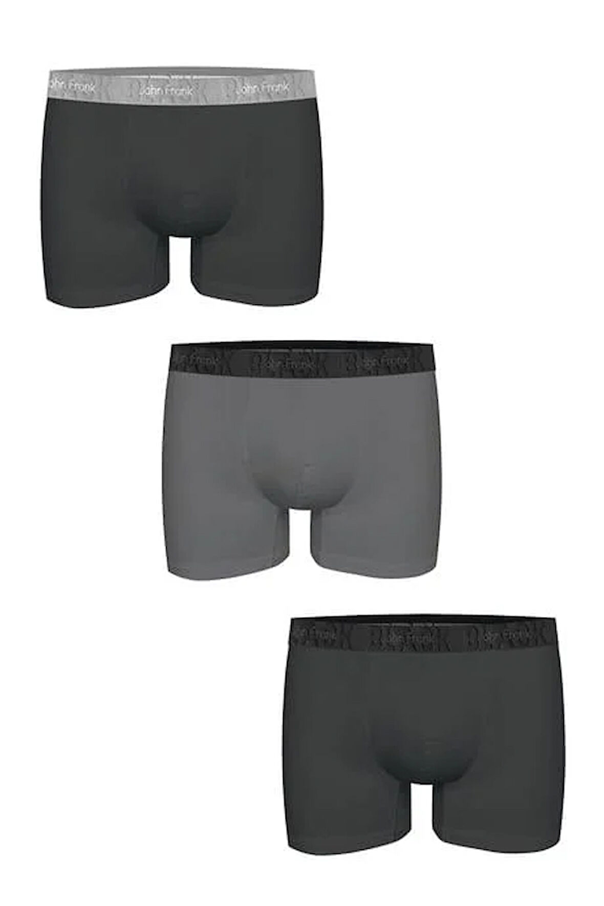 JOHN FRANK ÜÇLÜ BLACK BOXER Multicolor