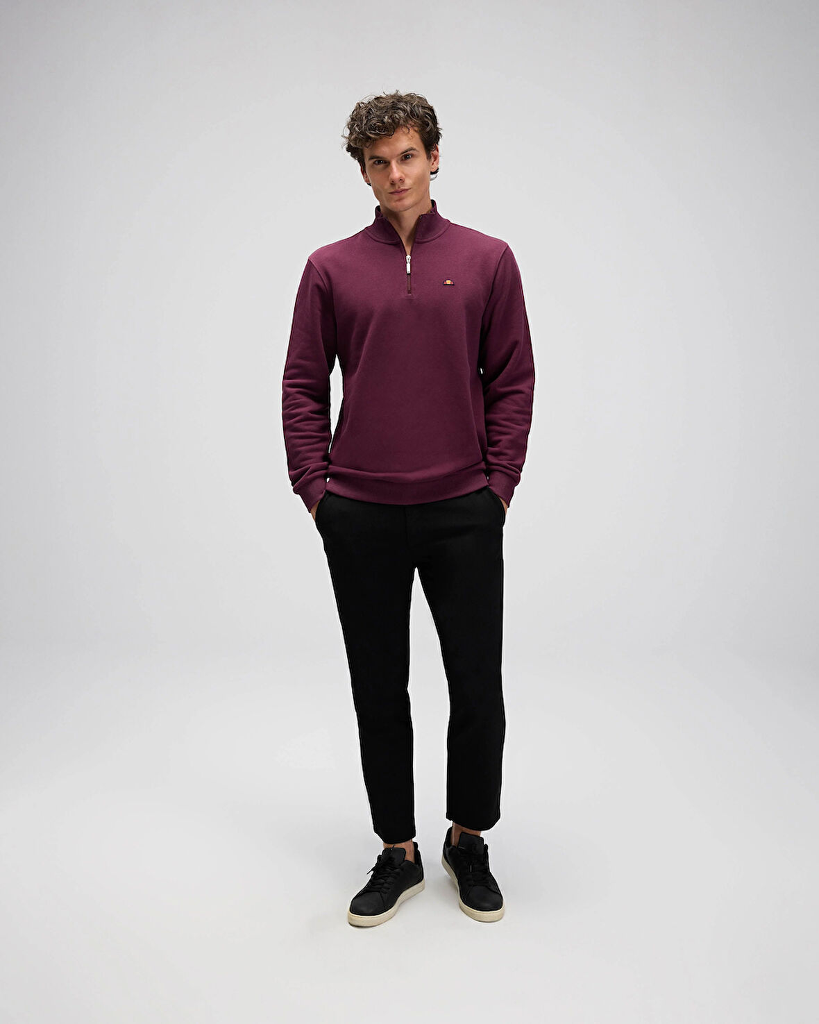 Ellesse Erkek Sweatshirt EM580-BRD Bordeaux