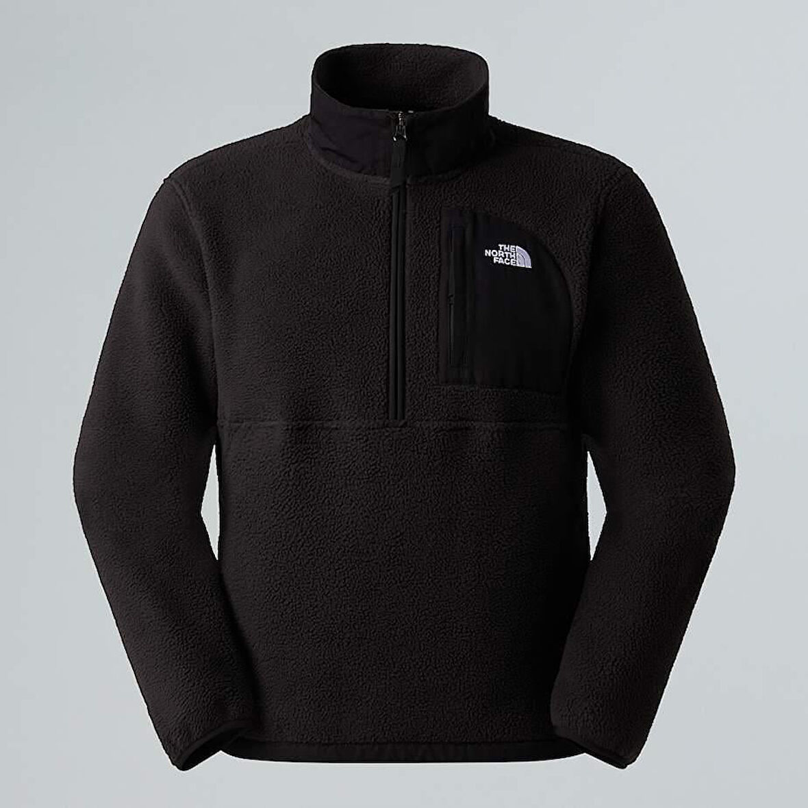 M YUMIORI OFF PEAK 1/2 ZIP JACKET Black