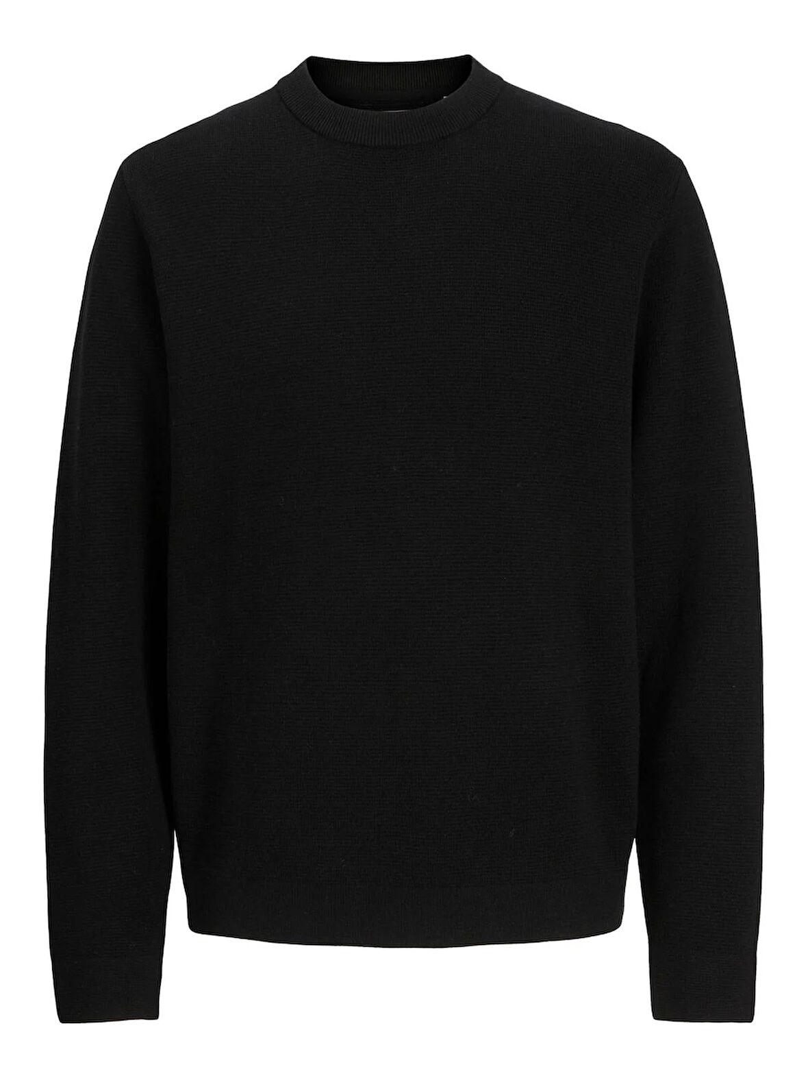 JPRBLAMILANO STITCH KNIT CREW NECK SN Black