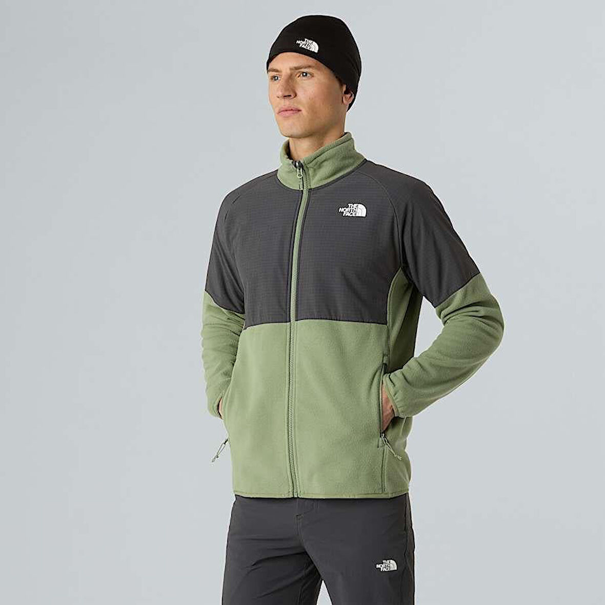 M GLACIER HEAVYWEIGHT FULL ZIP Asphalt