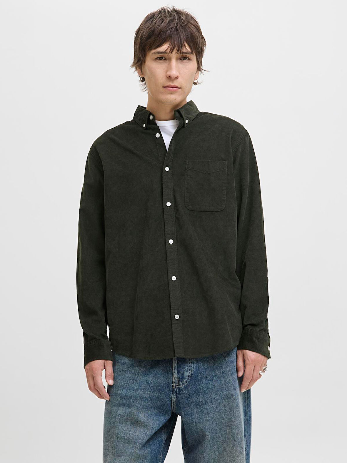 JJECLASSIC CORD SHIRT L/S SN Rosin