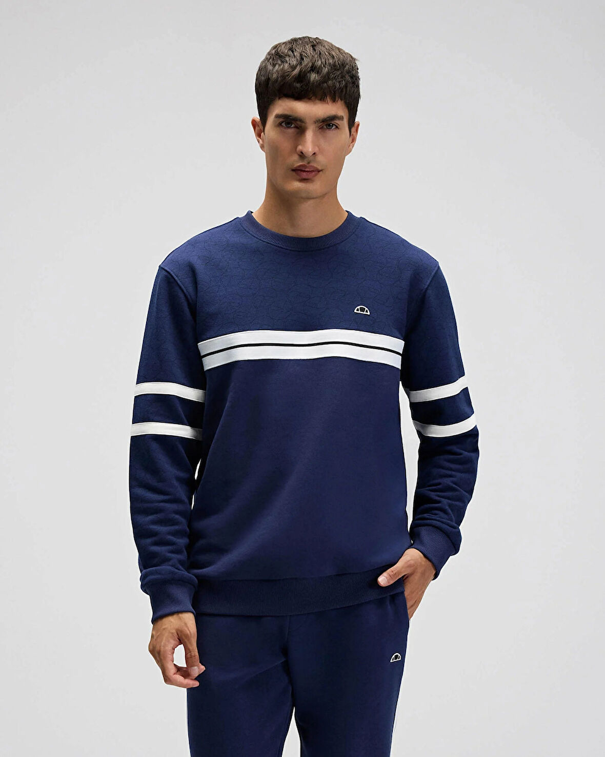 Ellesse Erkek Sweatshirt EM618-NV Navy