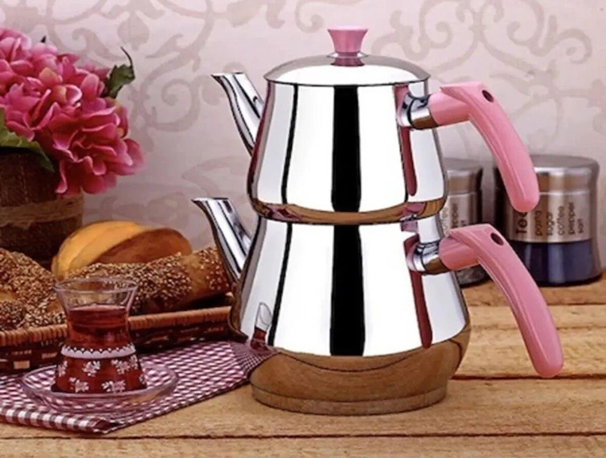 Viola Piramit Aile Boy Çaydanlık