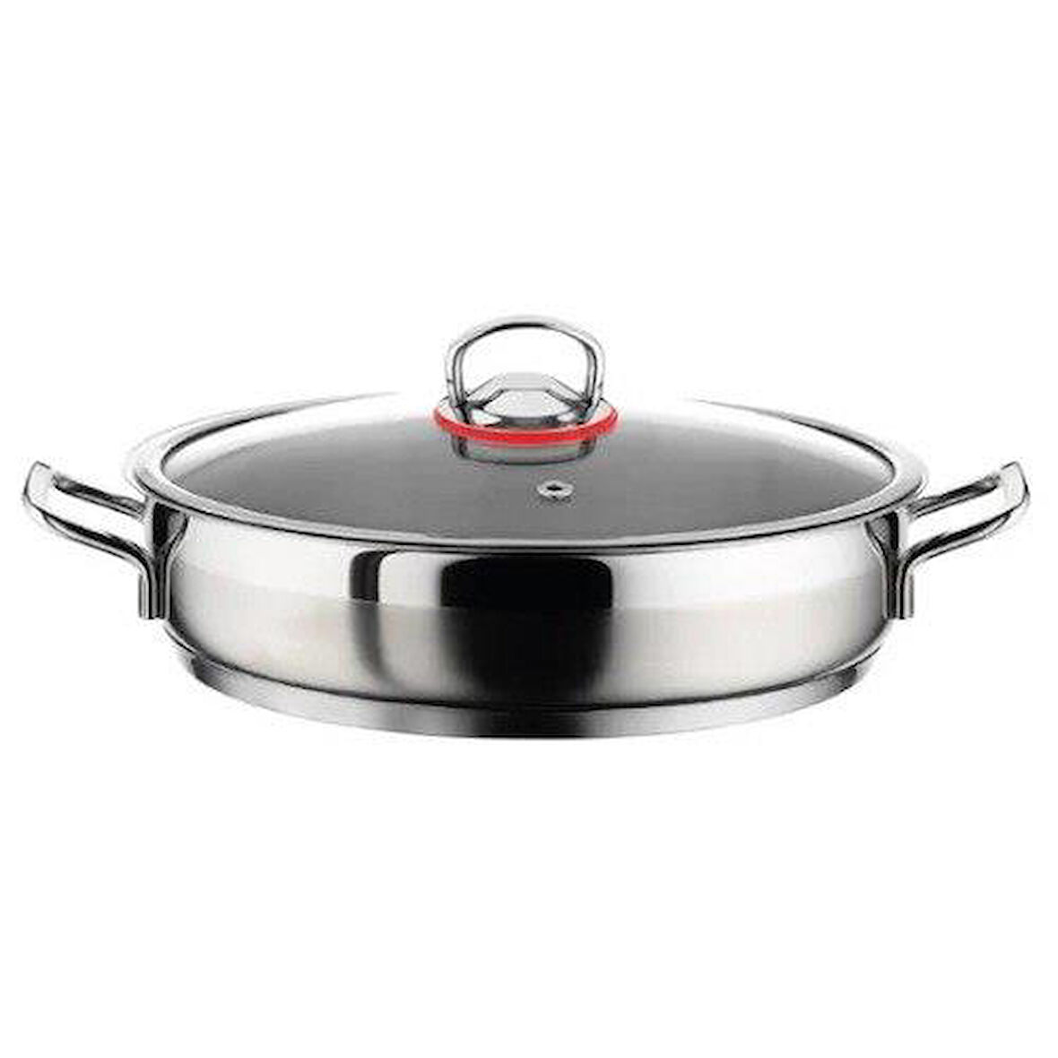 Hascevher Karnıyarık Tenceresi 24 CM Cam Kapaklı
