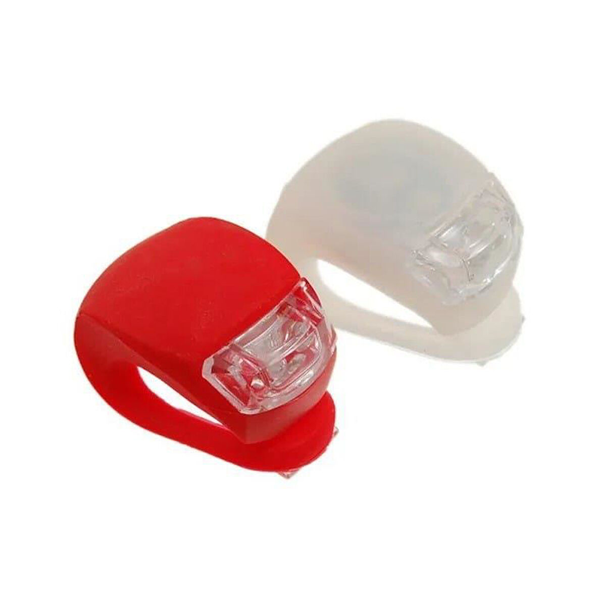 Bisiklet 2'li Uyarı LED Işığı Silikon