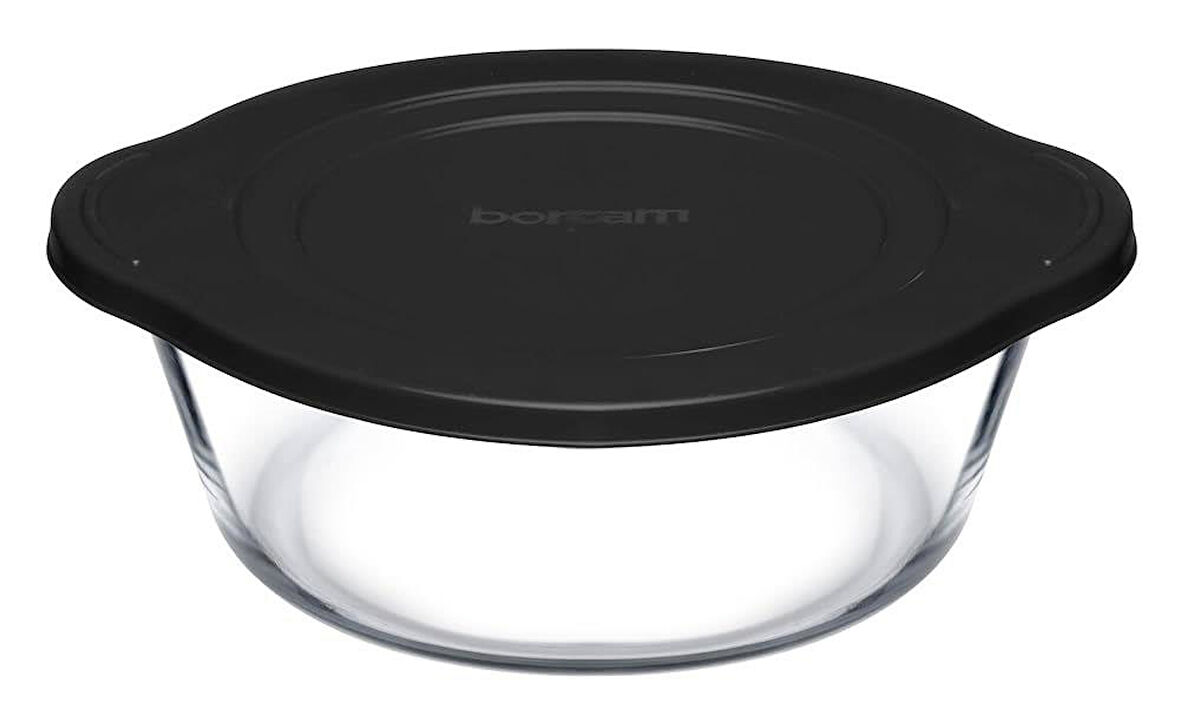 Paşabahçe Tencere Borcam Yuvarlak Gri Kapaklı 59123 1205791 76CC