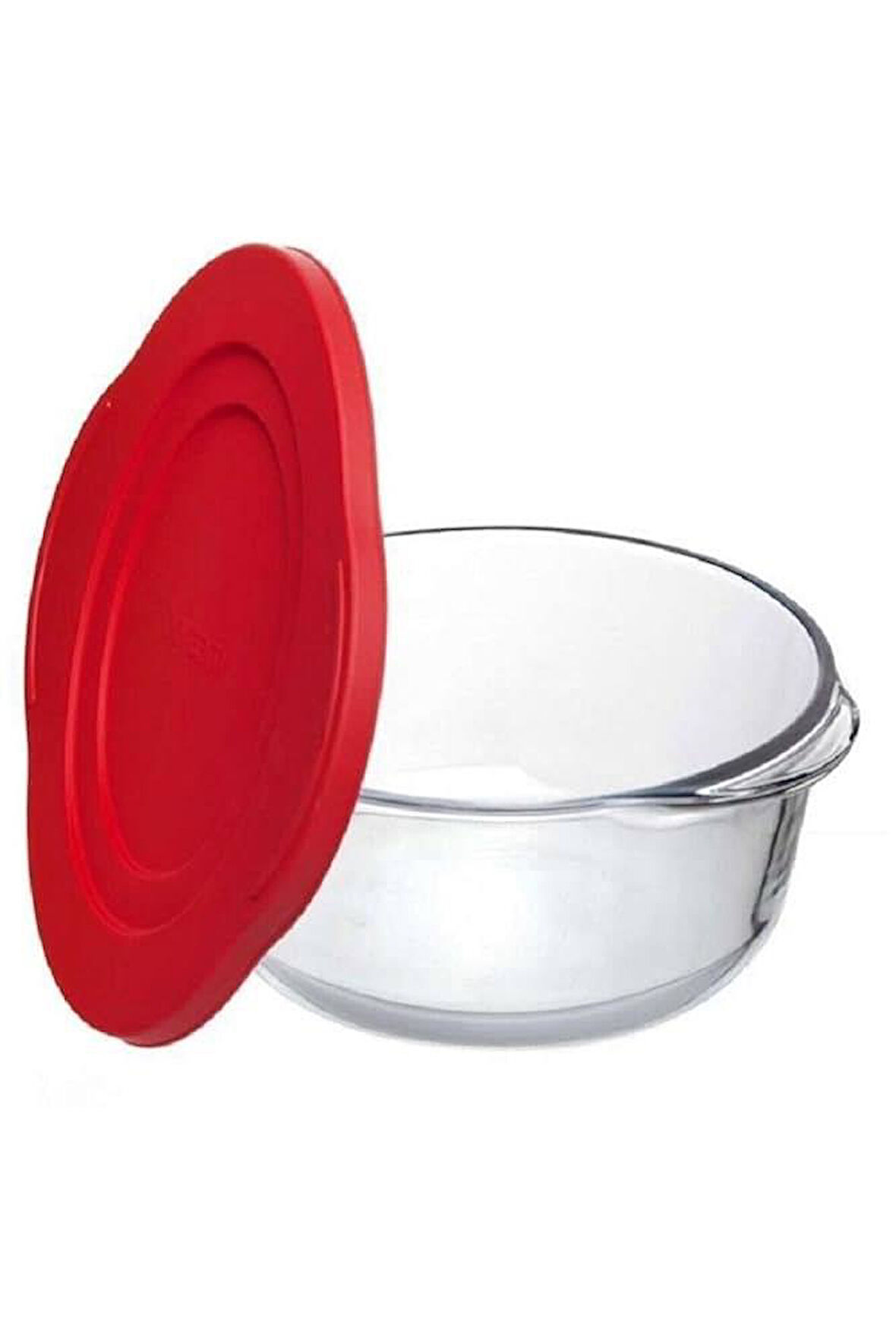 Paşabahçe Tencere Borcam Yuvarlak Kırmızı Kapaklı 59123 110107