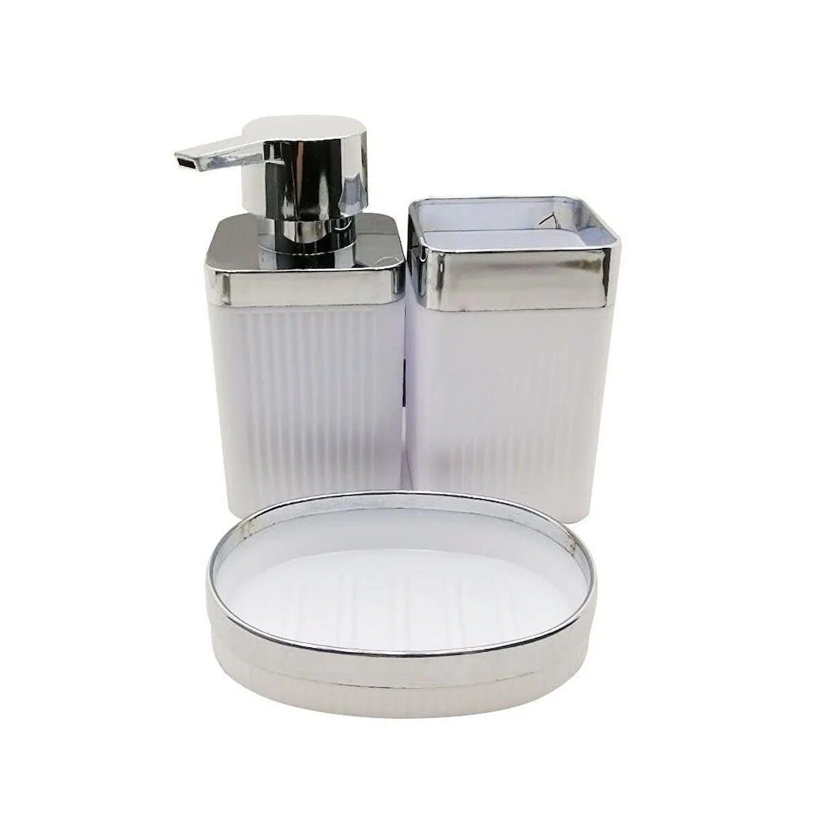 Yelmen 3'lü Banyo Seti Mimoza Krom Y879