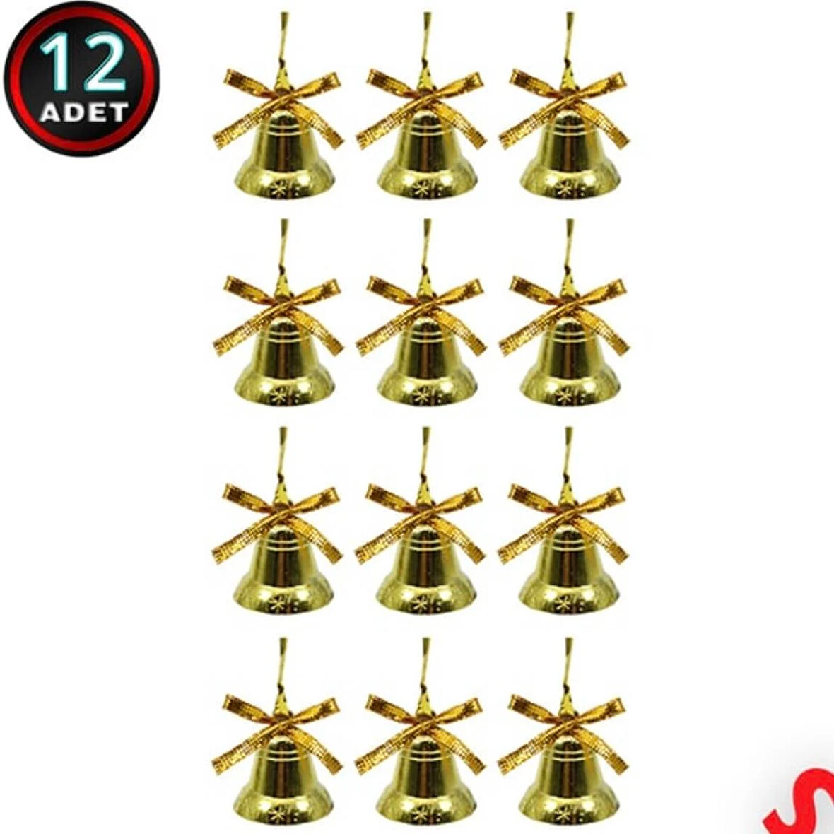 12'li Yılbaşı Ağacı Çanı