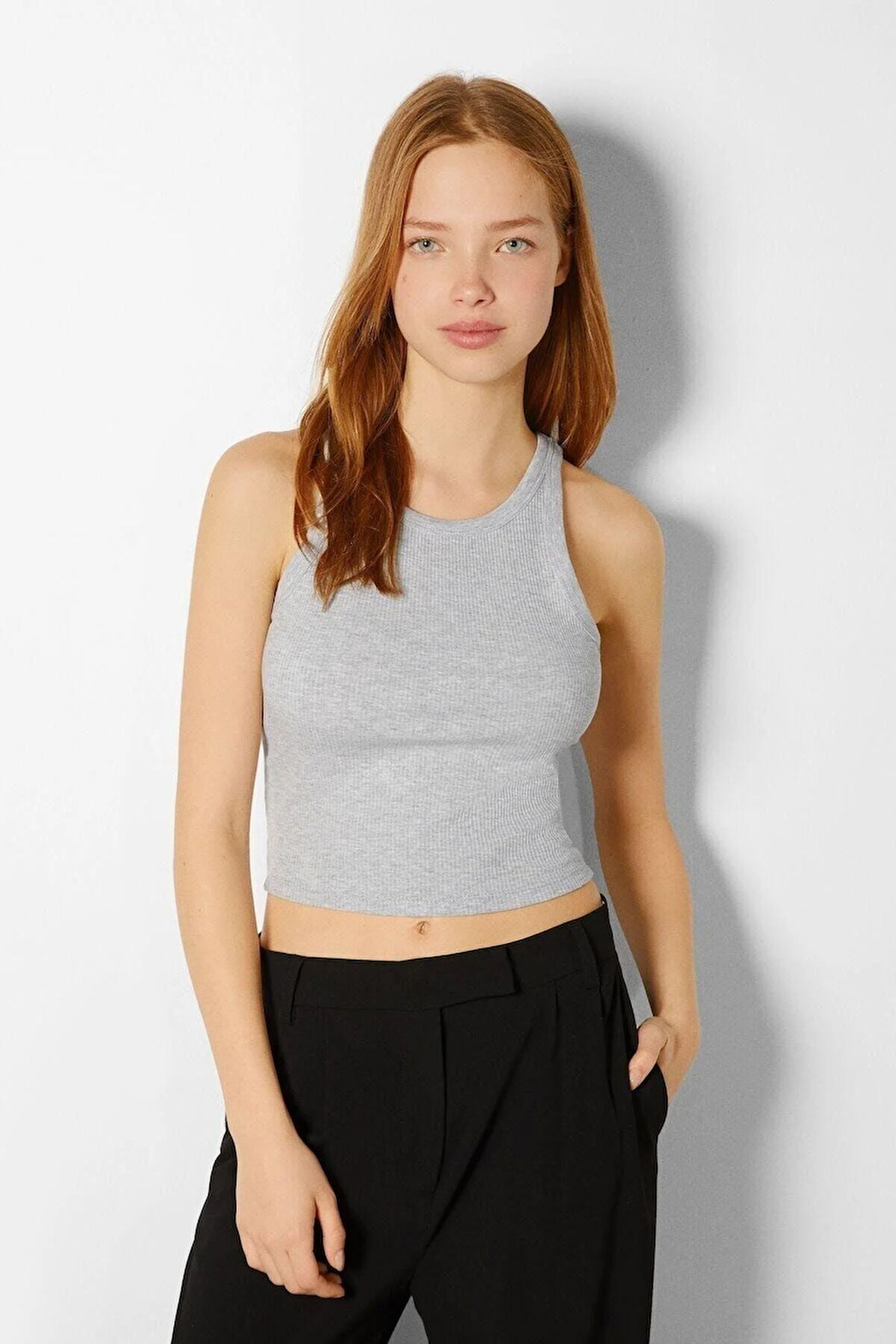 Fitilli Kolsuz T-shirt