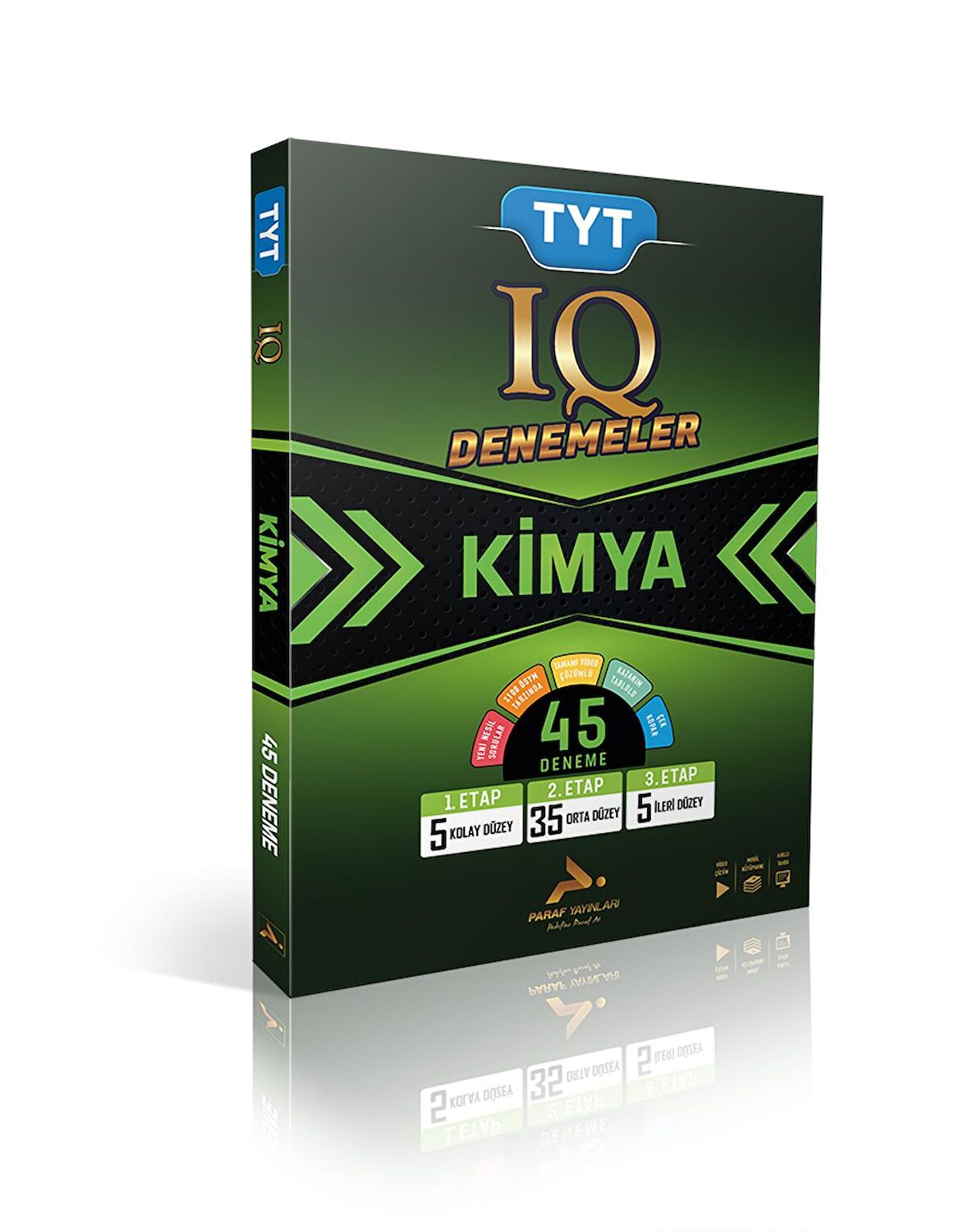 Paraf Tyt IQ Kimya Video Çözümlü 45 Branş Deneme