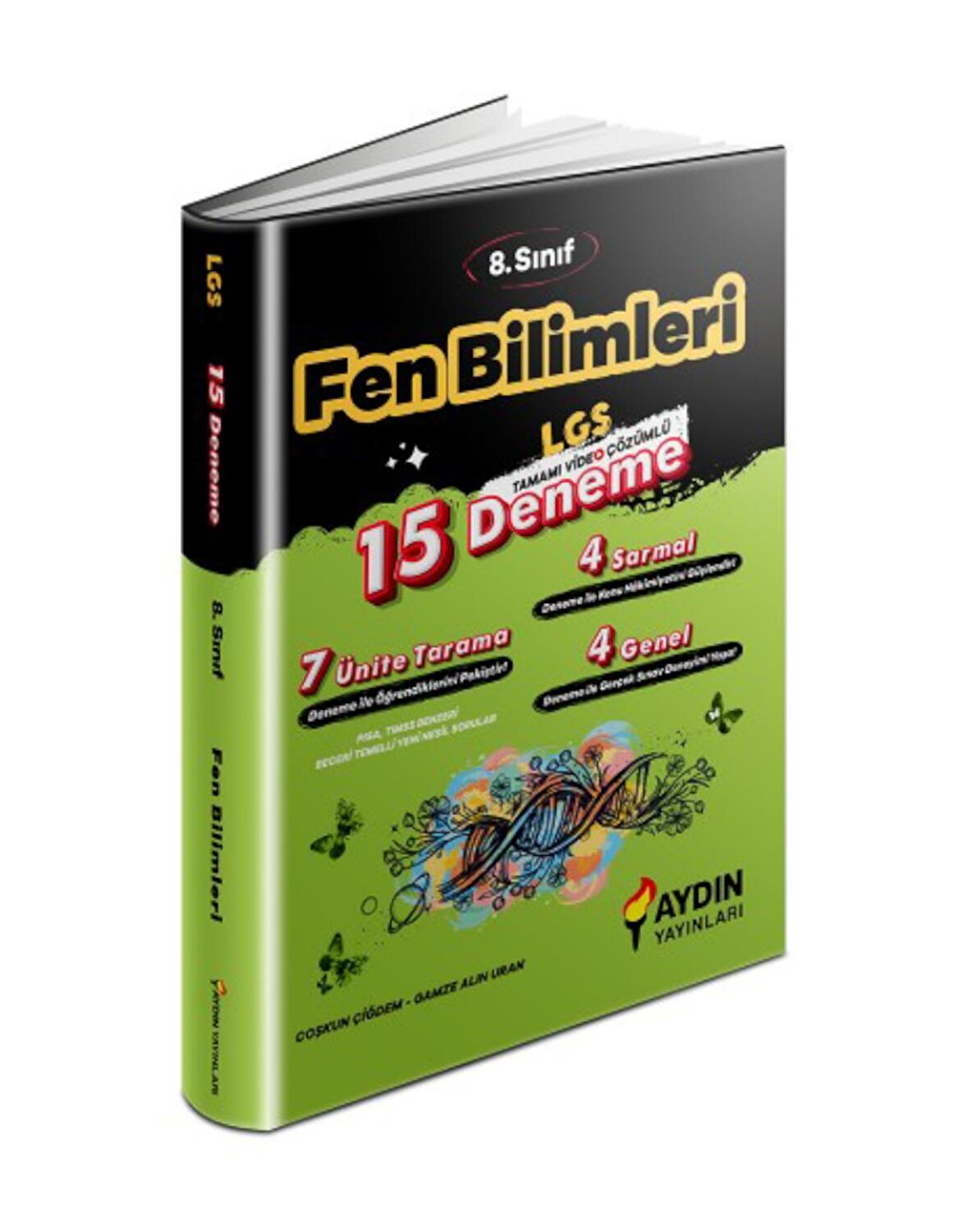 Aydın Yayınları LGS 8. Sınıf Fen Bilimleri 15 Deneme