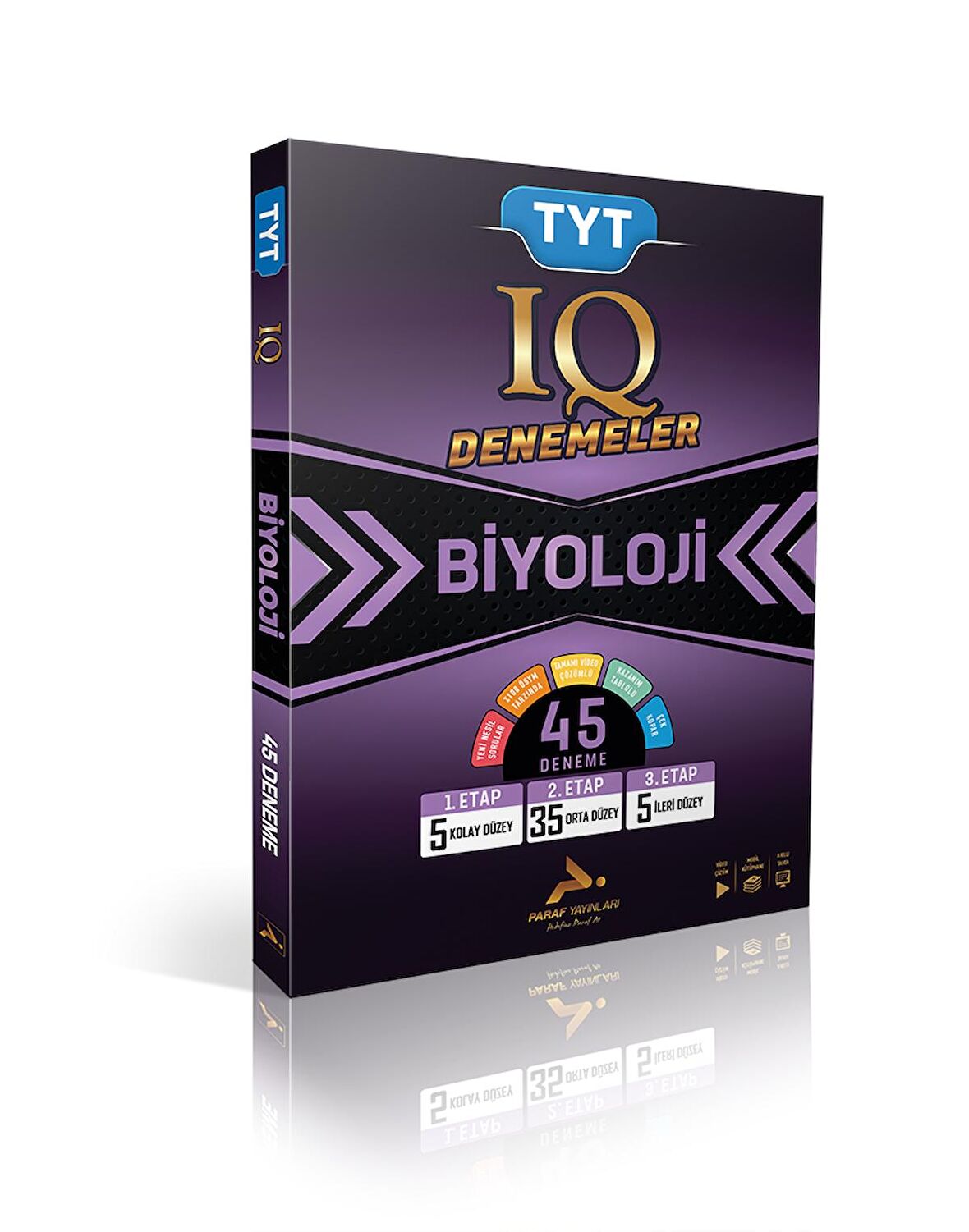 Paraf Tyt IQ Biyoloji Video ÇÖzümlü 45 Branş Deneme