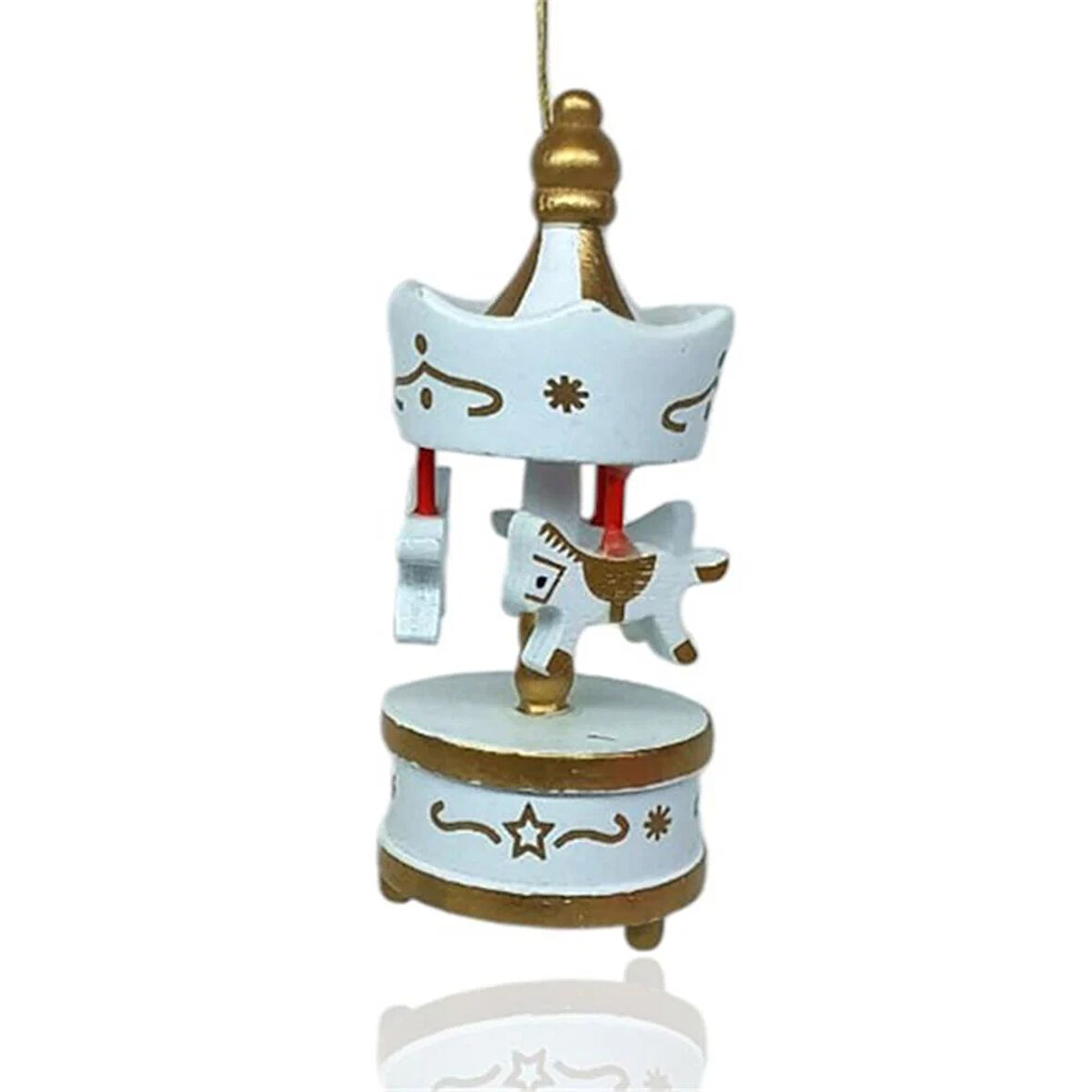 Ahşap Atlı Karınca Beyaz