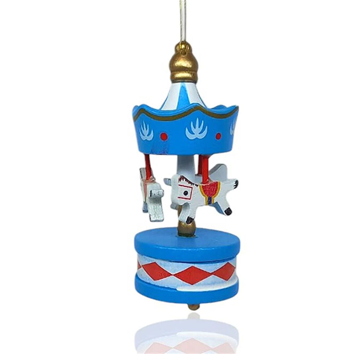 Ahşap Atlı Karınca Mavi