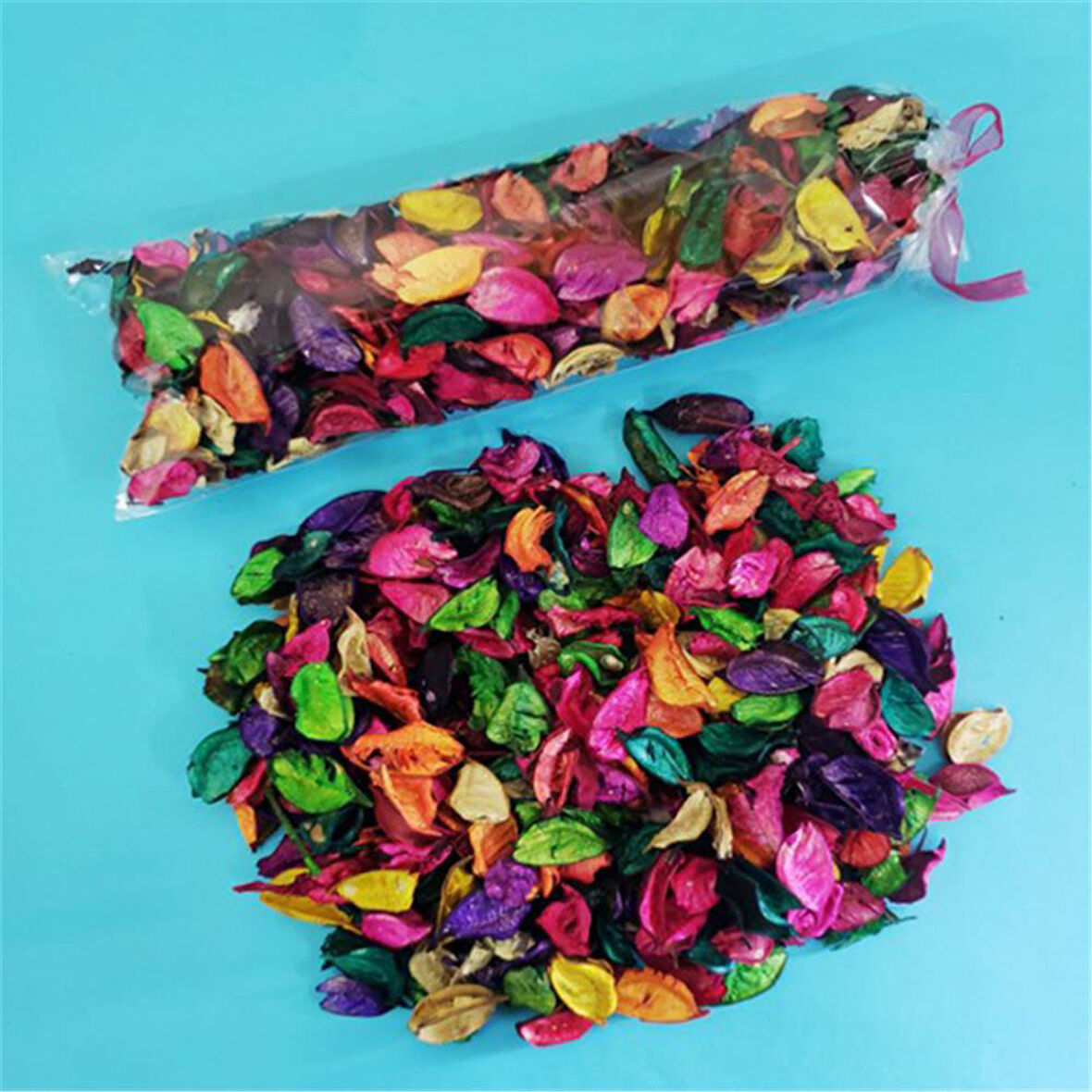 Kuru Gül Yaprağı Renkli 100 Gr