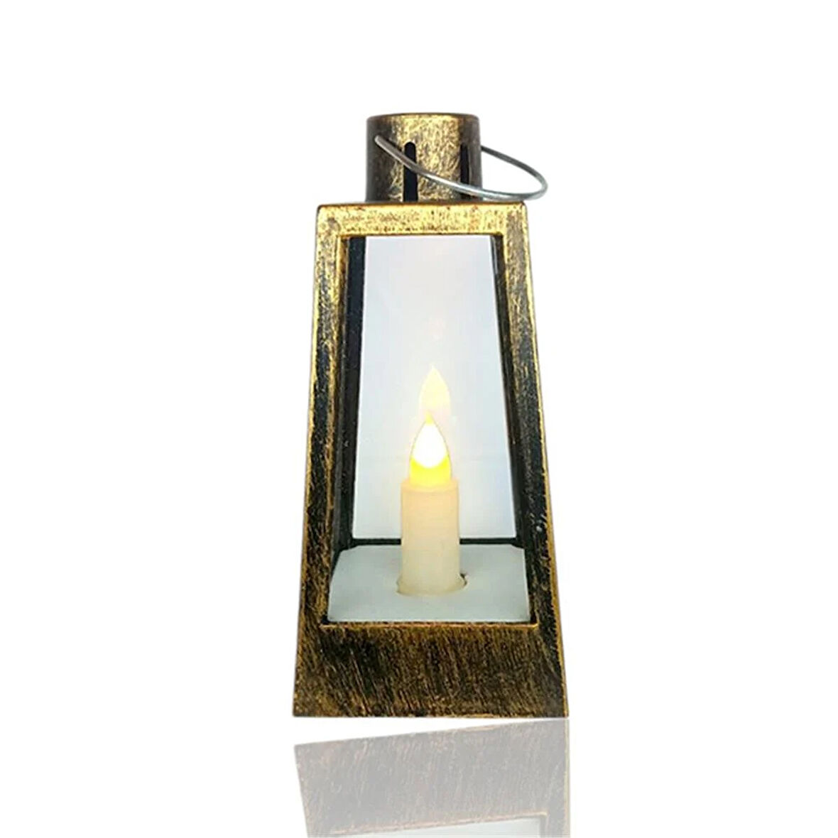 Dekoratif Pilli Gemici Feneri Bronz