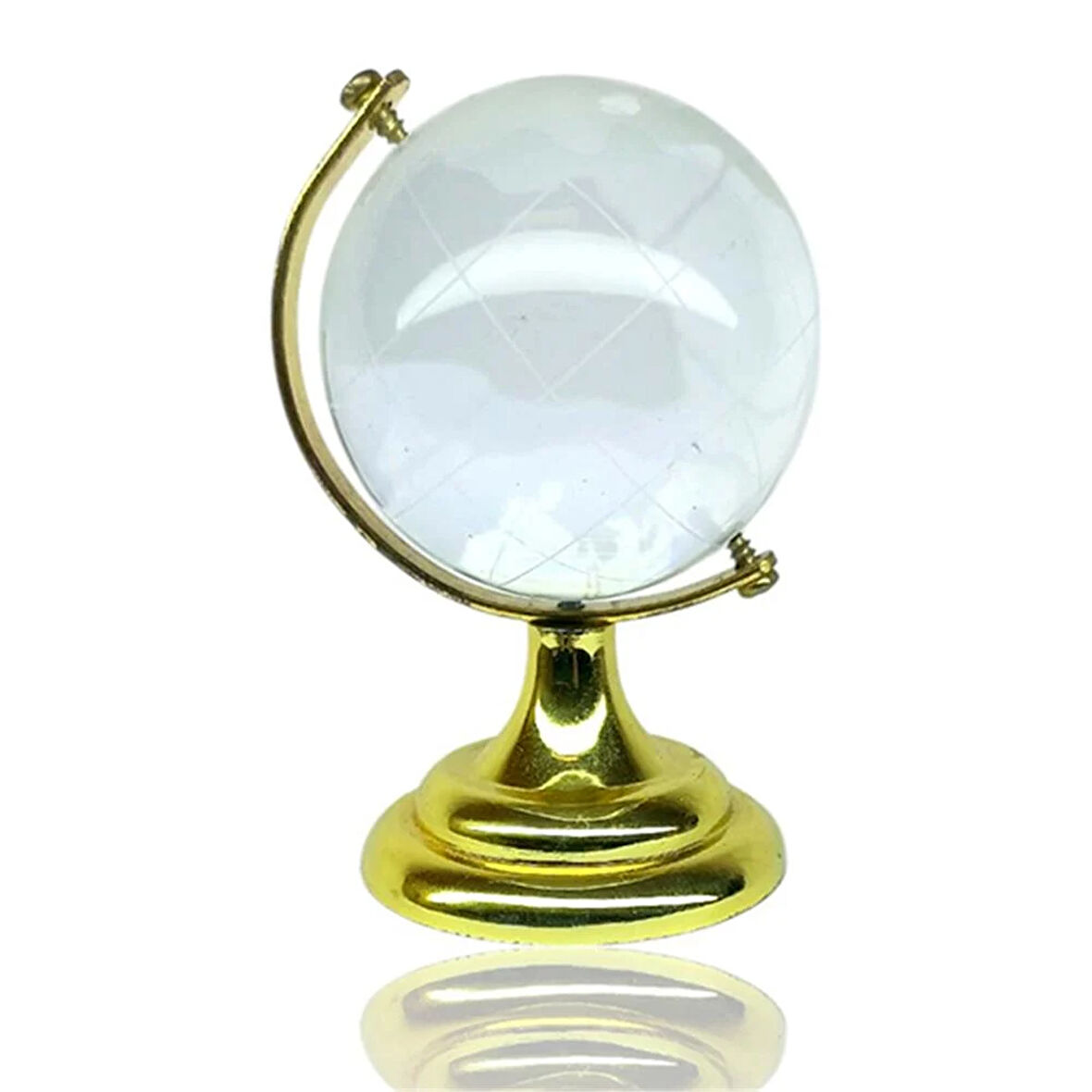 Orta Boy Cam Krıistal Dünya Altın