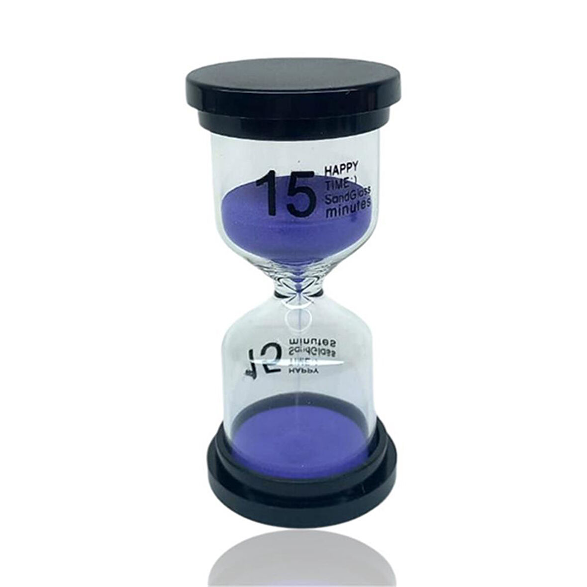 15 Dakikalık Mor Renk Kum Saati