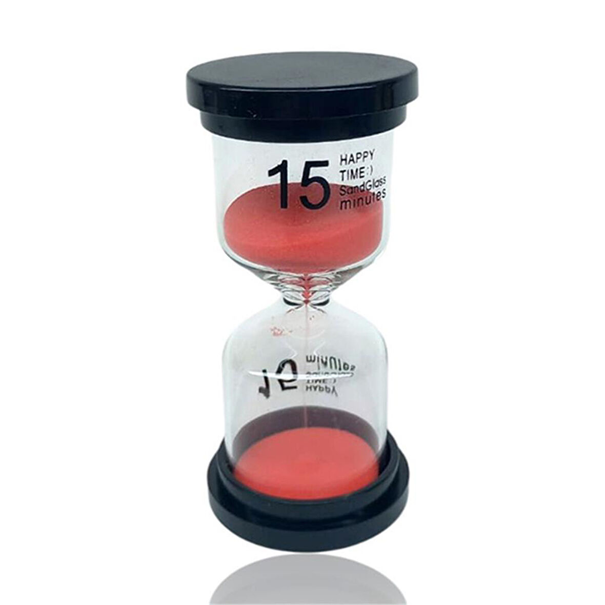 15 Dakikalık Kırmızı Renk Kum Saati