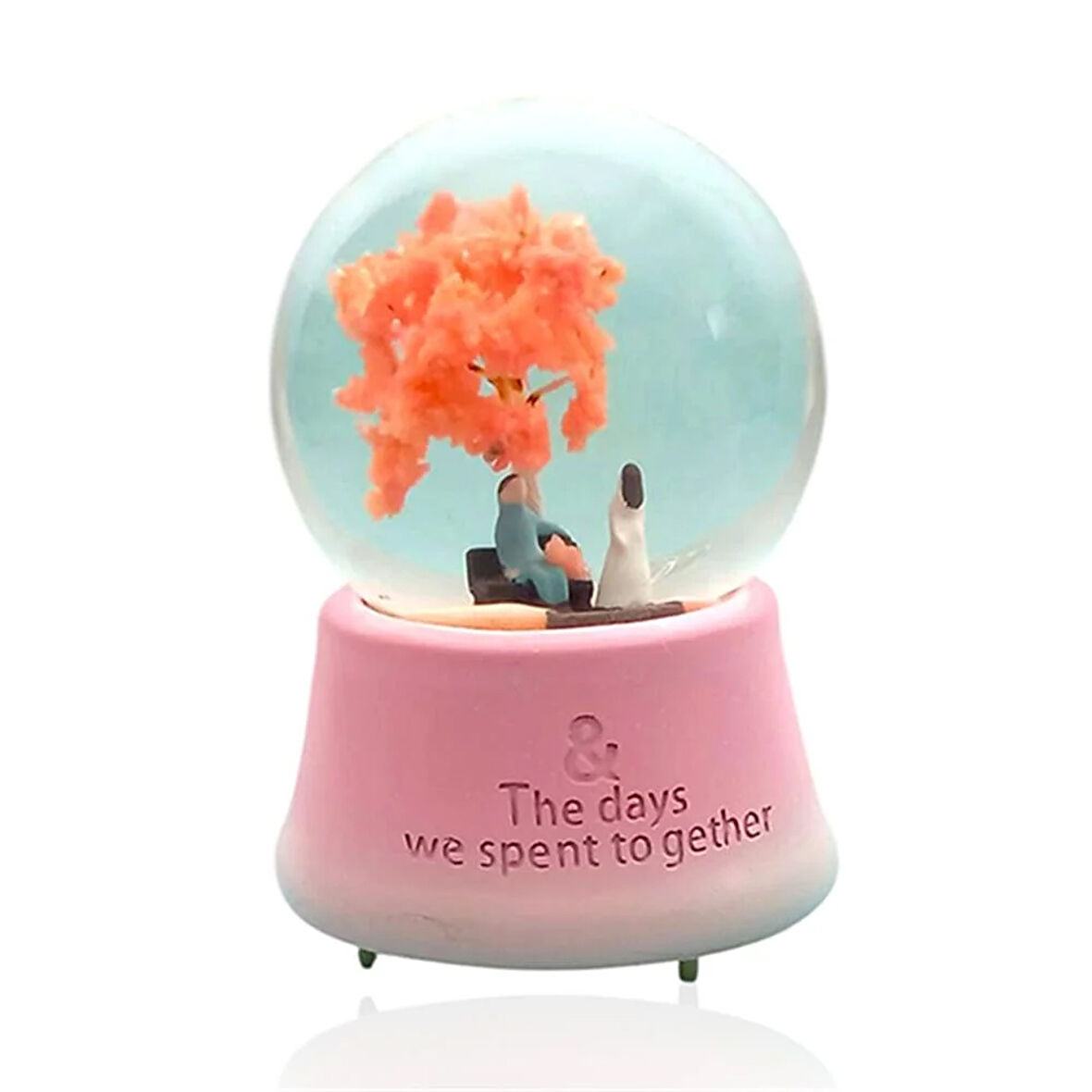 Işıkı Orta Boy Müzikli Kar Küresi