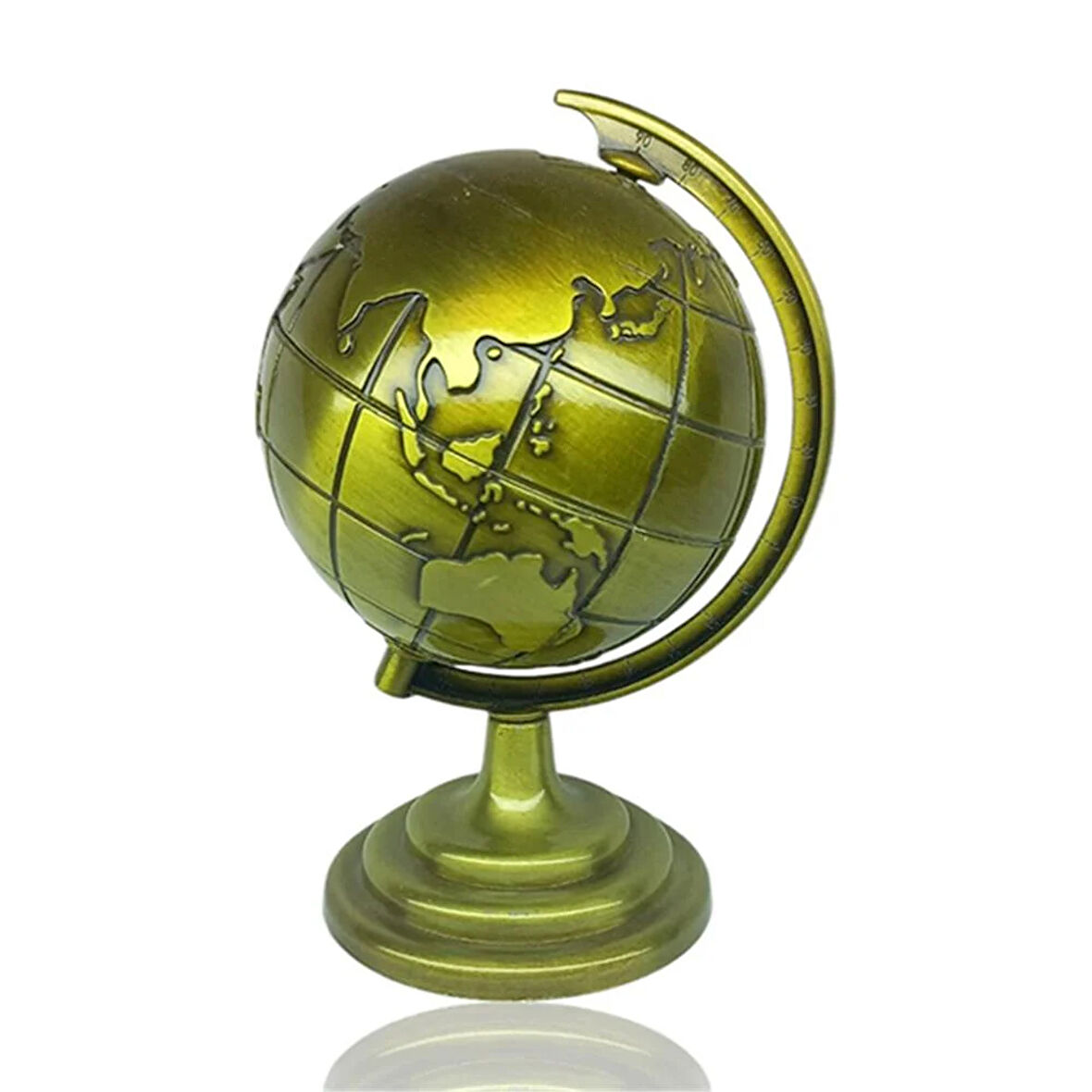 Metal Dönen Dünya Altın Renk