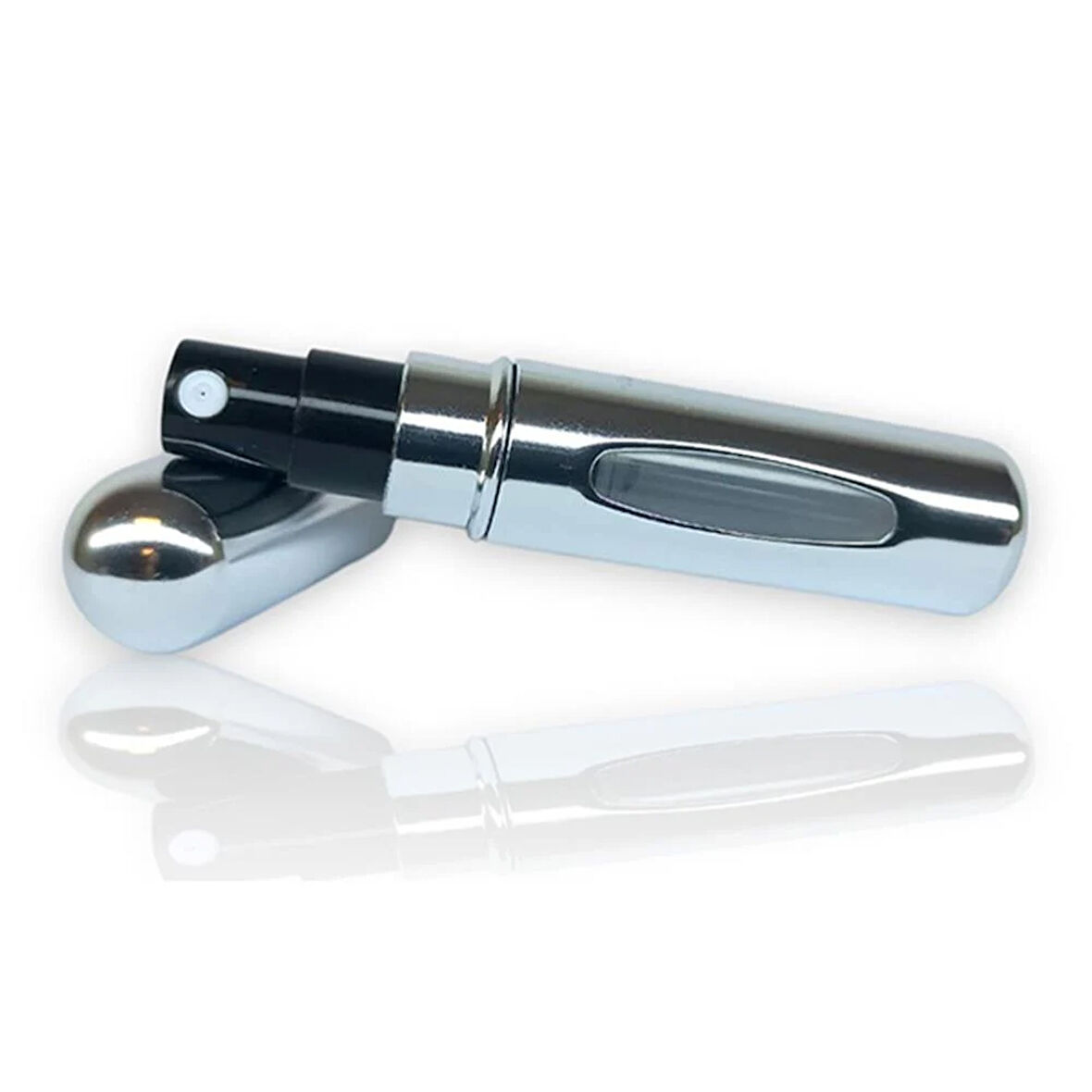 Doldurulabilir Mini Cep Parfüm Şişesi Crom