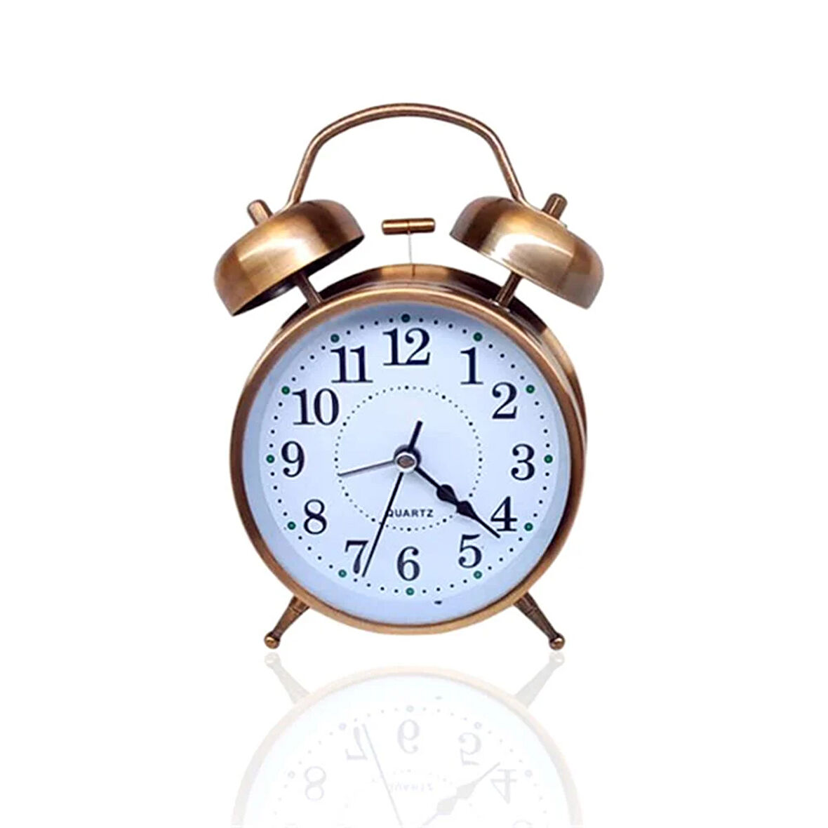Metal Çalar Saat Bronz Renk