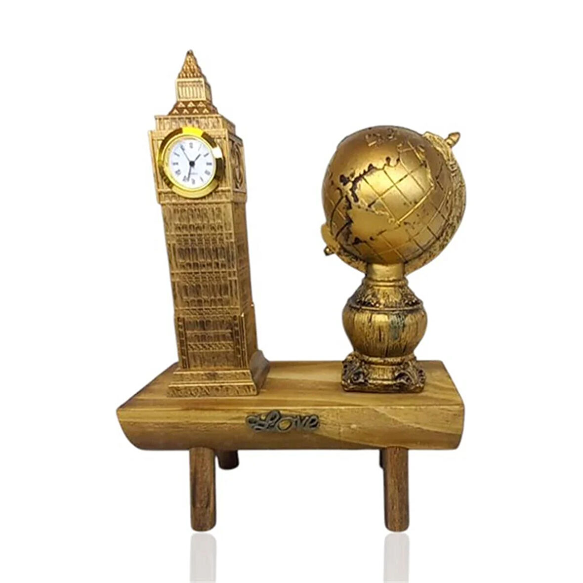 London Saar Masa Süsü Altın Renk 