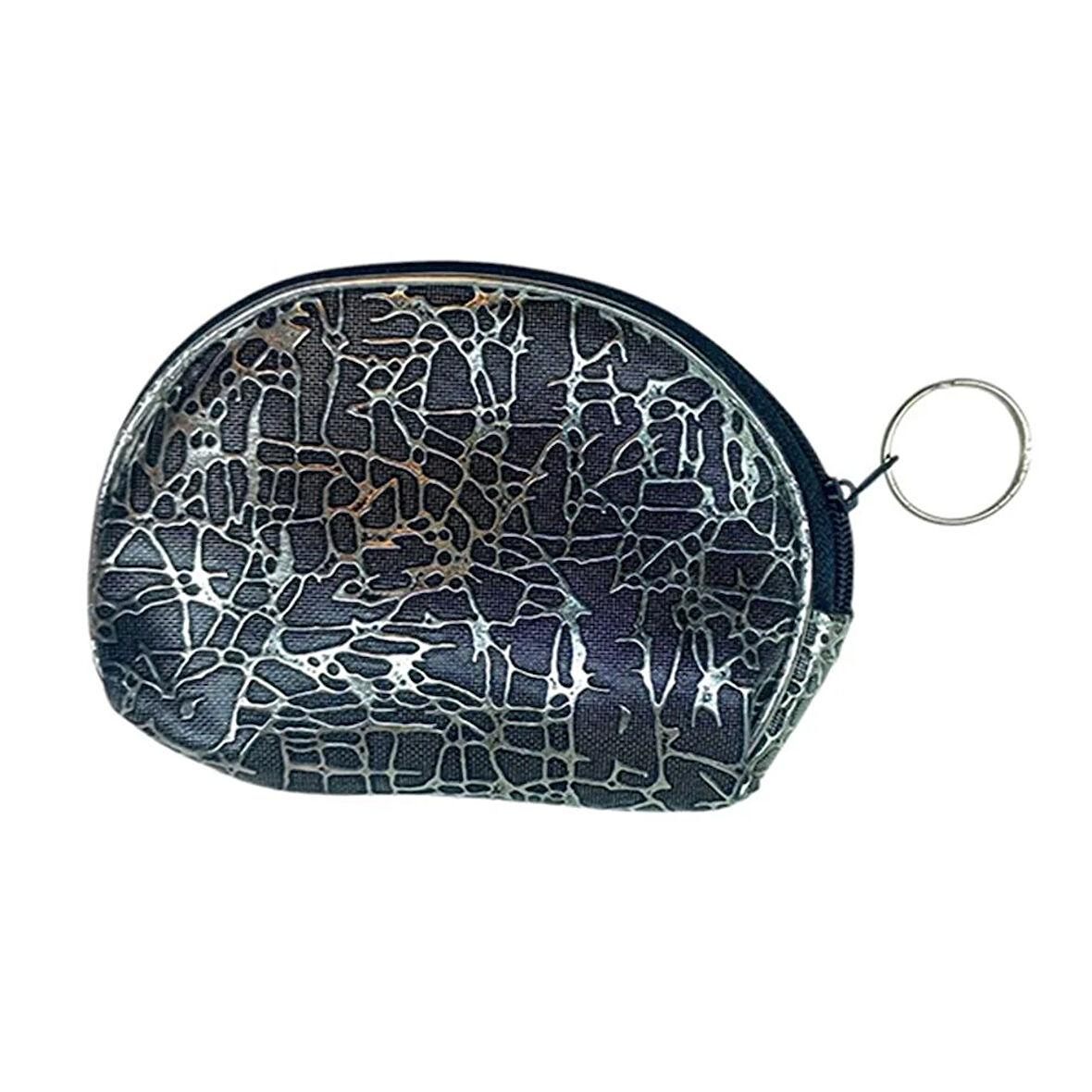 Bozuk Para Cüzdanı Anahtarlık Siyah Renk 