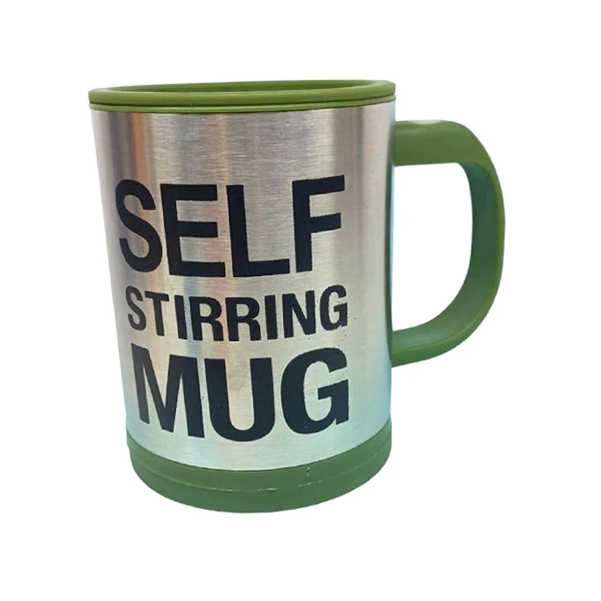 Kendi Karıştıran Mikser Bardak Self Stırrıng Mug Yeşil Renk