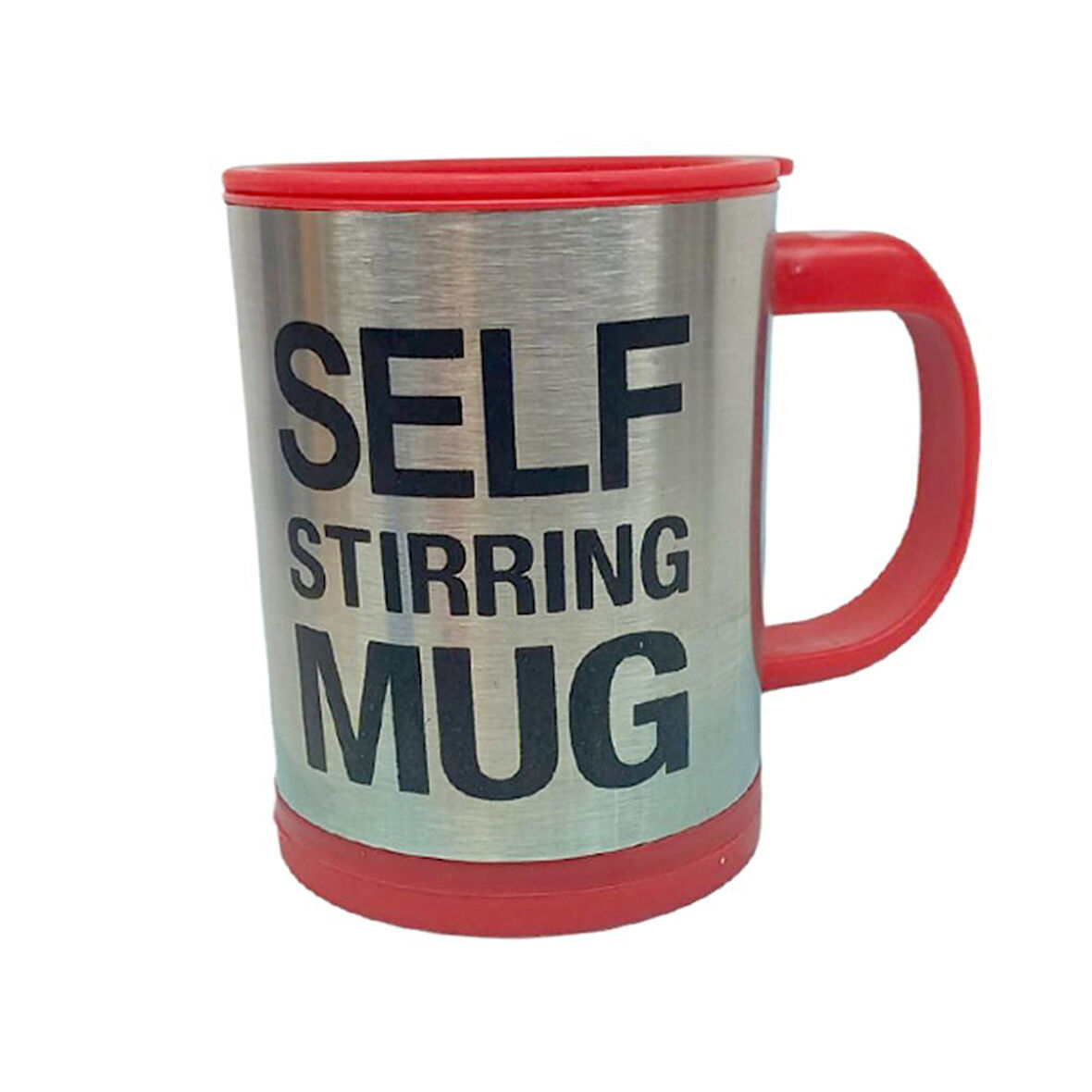 Kendi Karıştıran Mikser Bardak Self Stırrıng Mug Kırmızı Renk