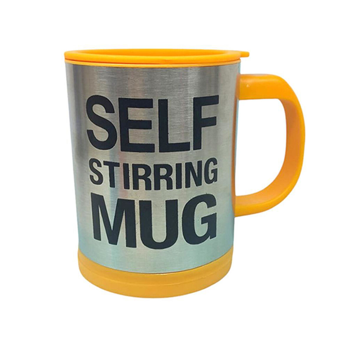 Kendi Karıştıran Mikser Bardak Self Stırrıng Mug Sarı Renk